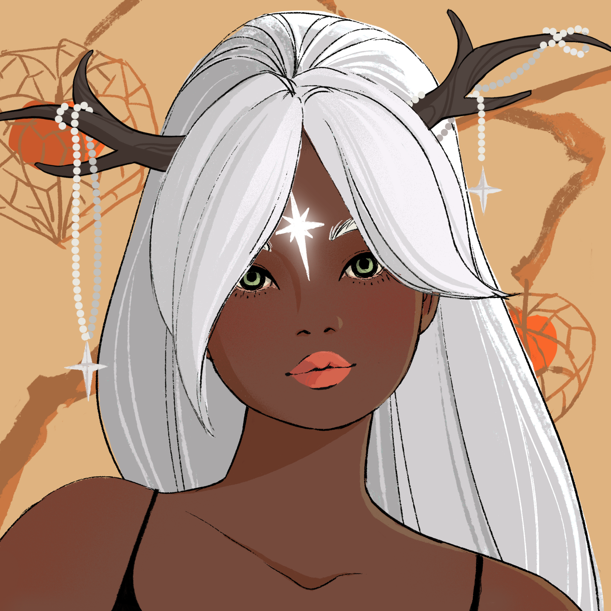 a portrait of Lemongrass, the ample haystack