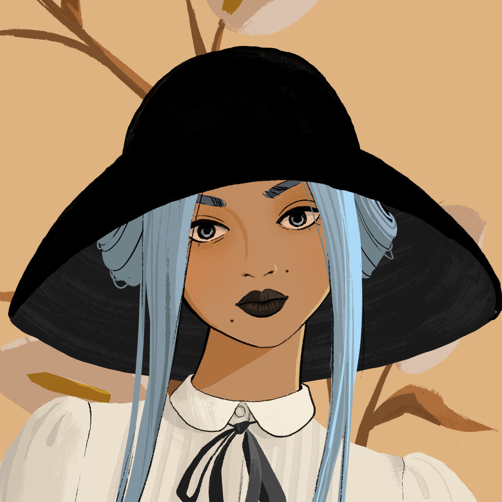 a portrait of Xylene, the unending quarterstaff