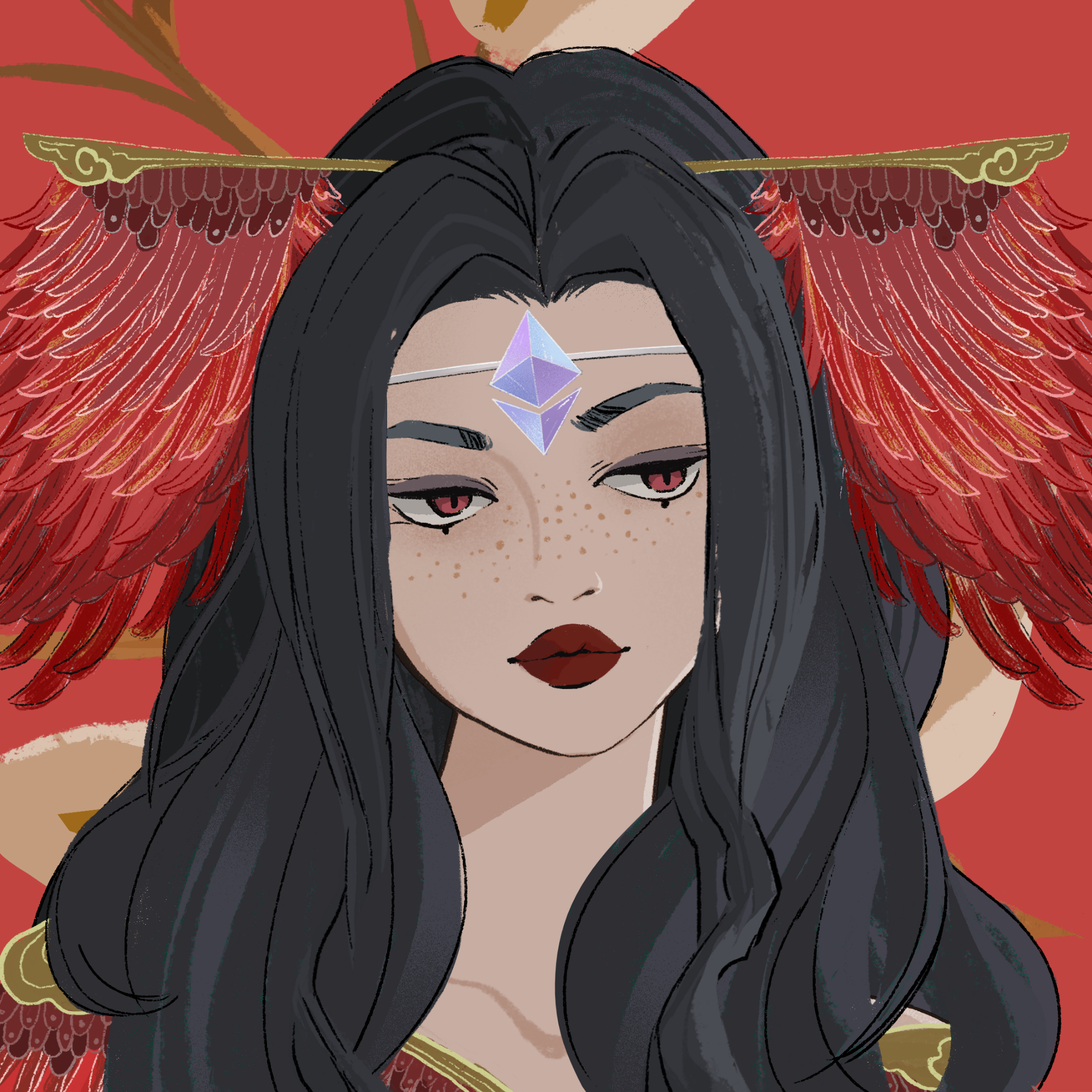 a portrait of Calamansi, the alluring trinket