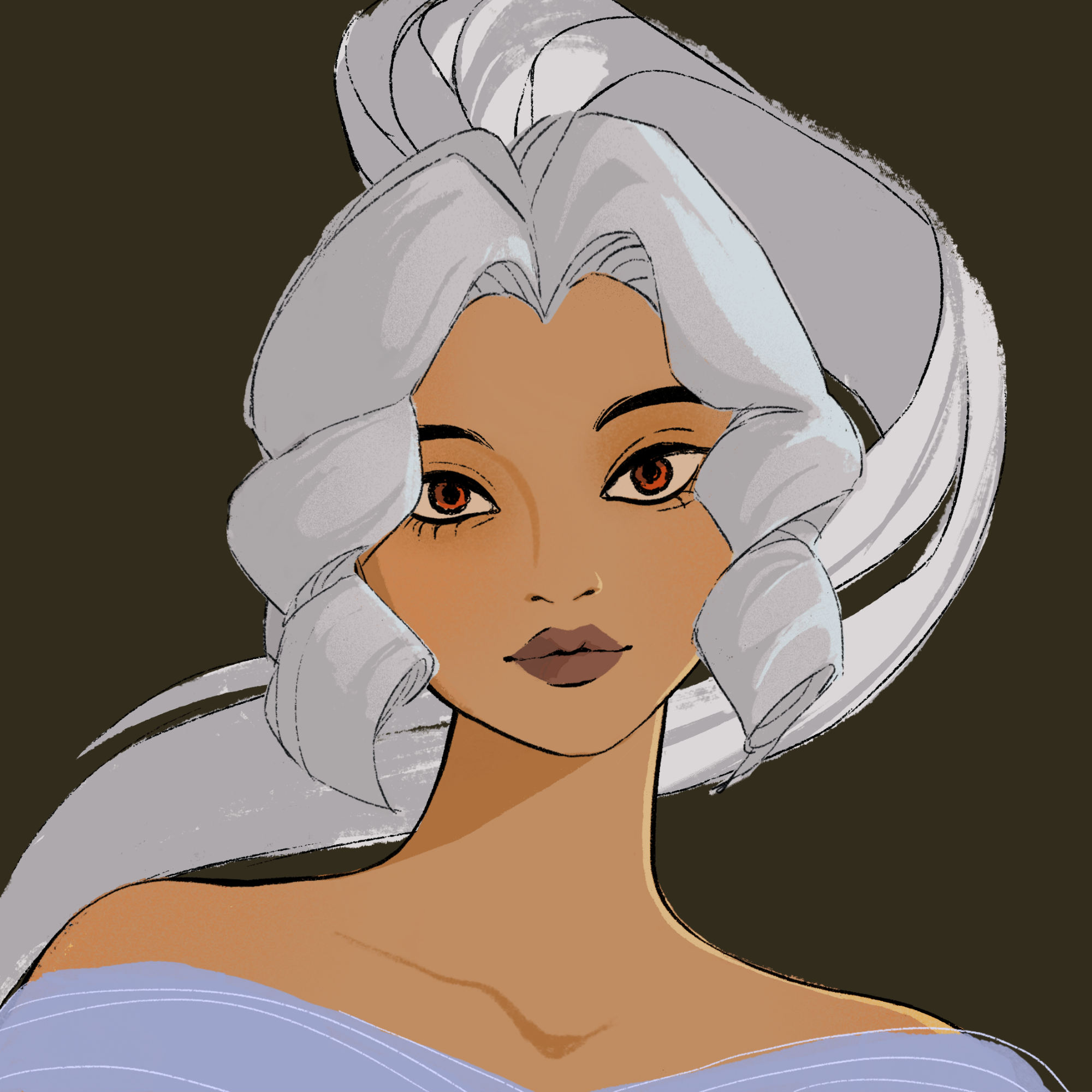 a portrait of Granny toadstool