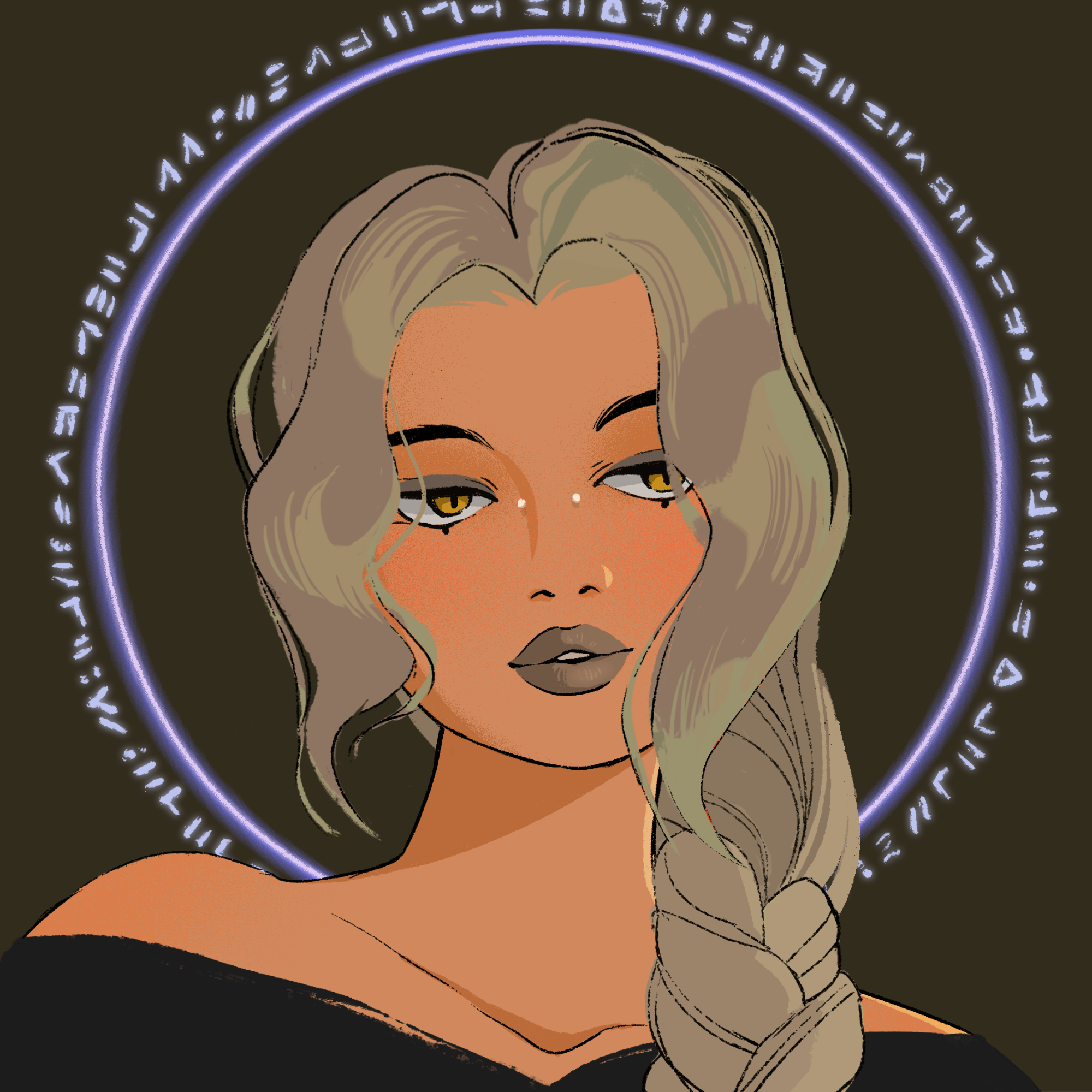 a portrait of Ursa the brilliant