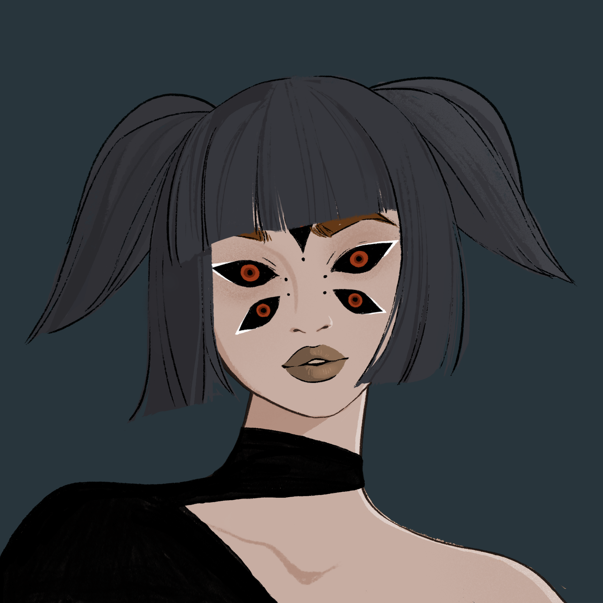 a portrait of Spurr, the roasted tinder