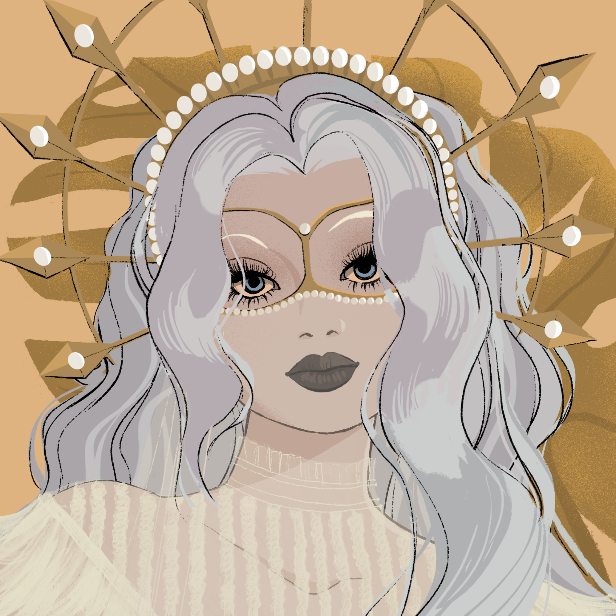 a portrait of Calone the entrancing