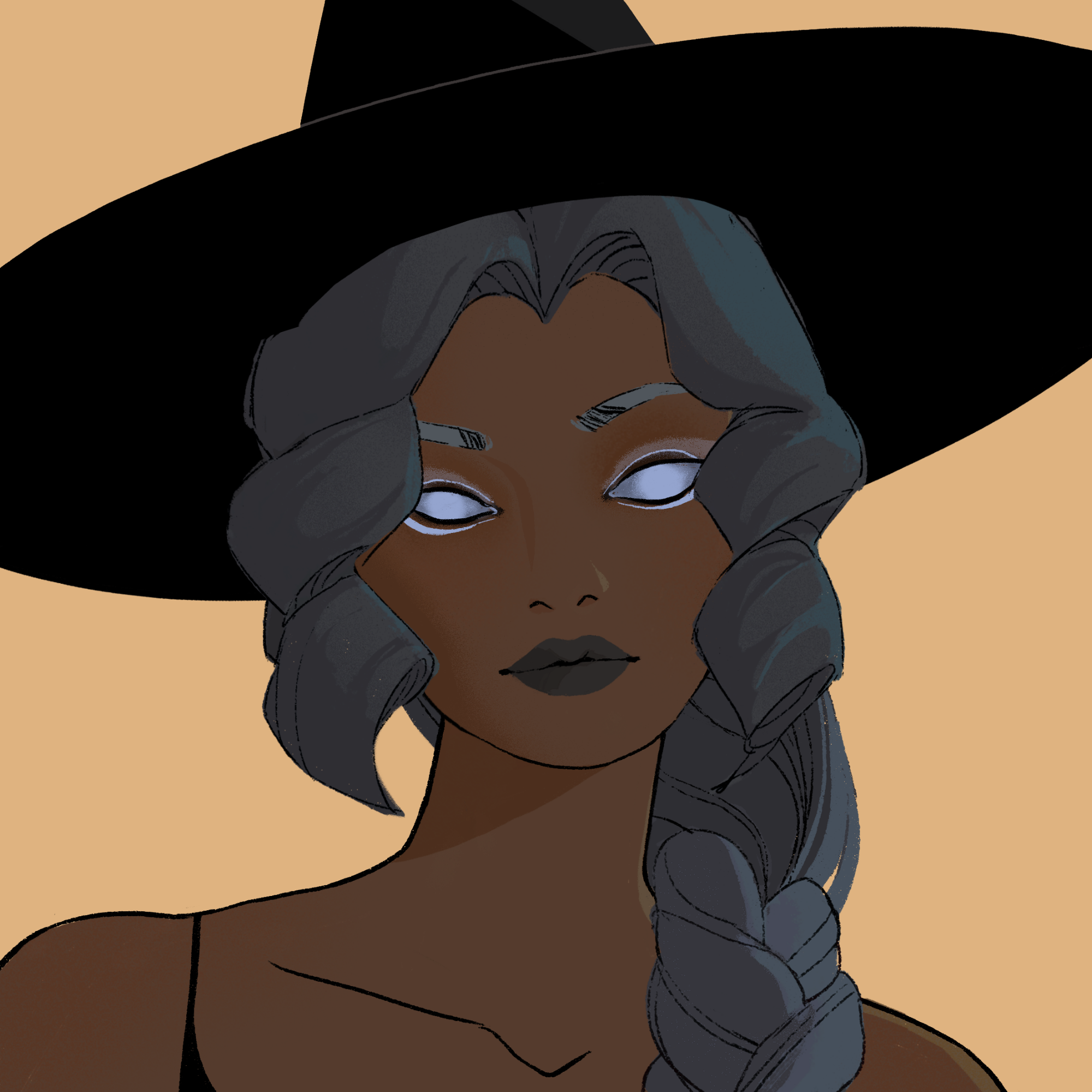 a portrait of Mademoiselle cantaloupe