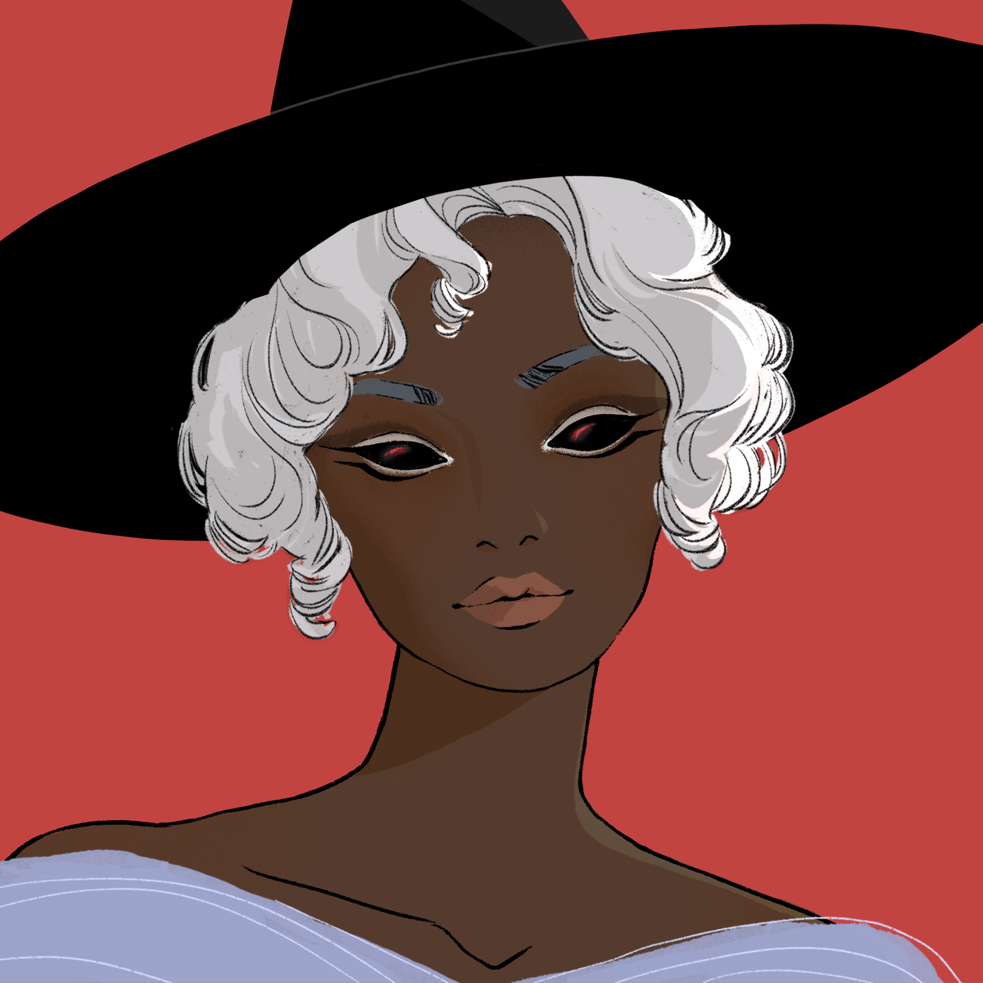 a portrait of Dahlia clam