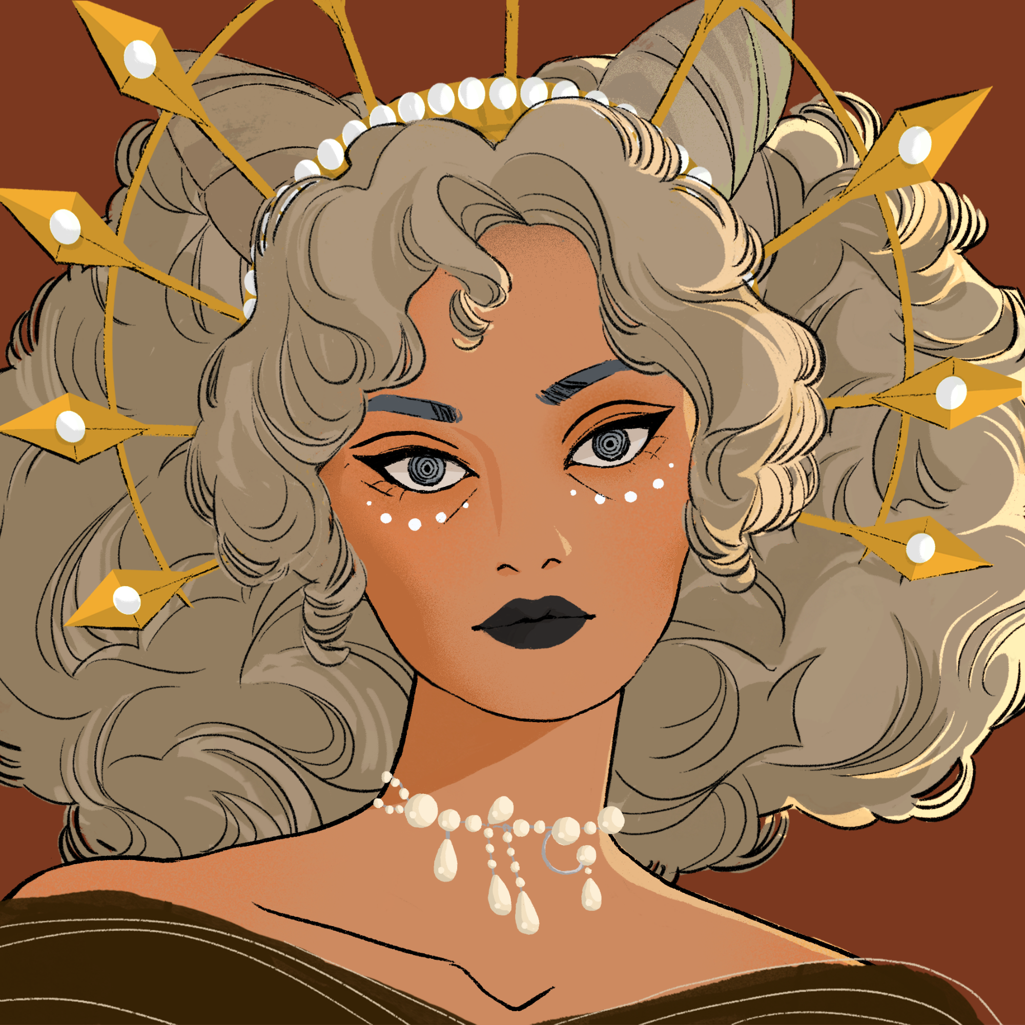 a portrait of Mademoiselle vanilla