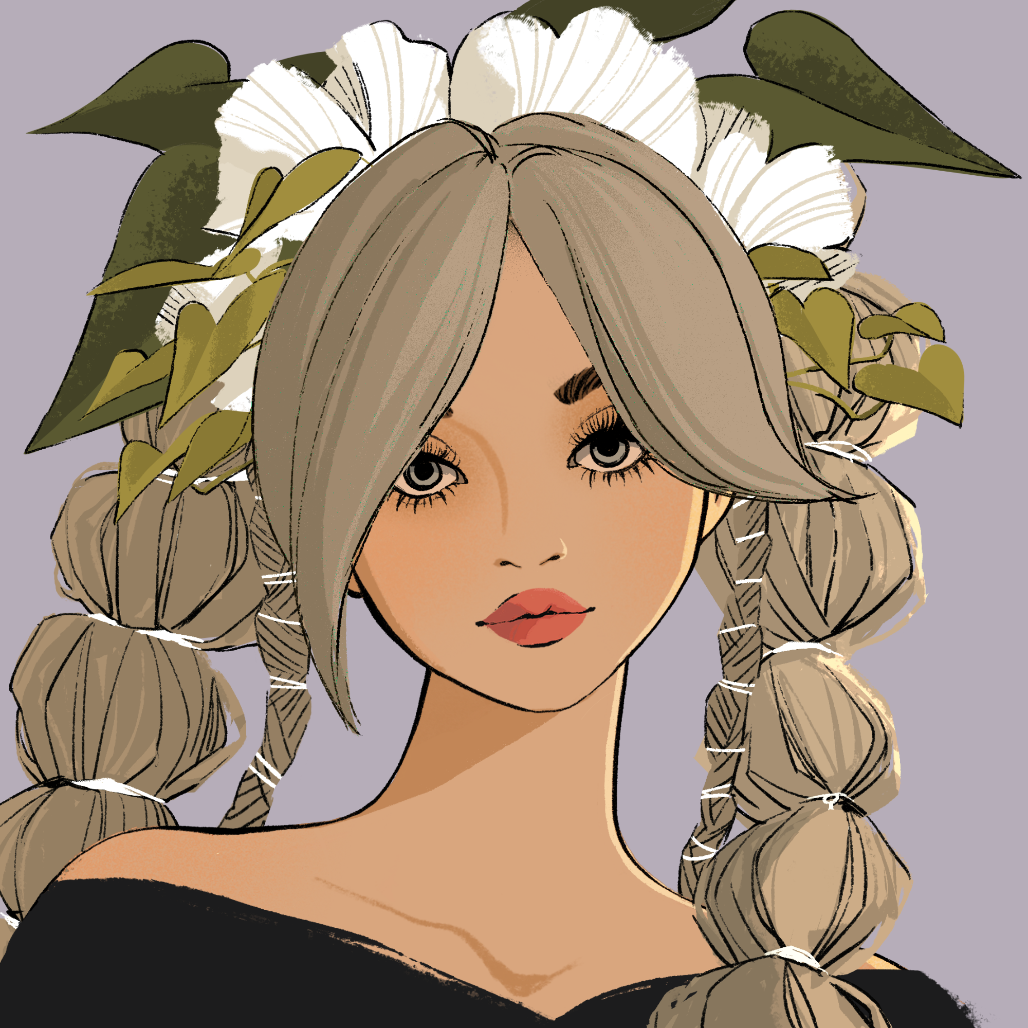 a portrait of Honey, the dry spoon