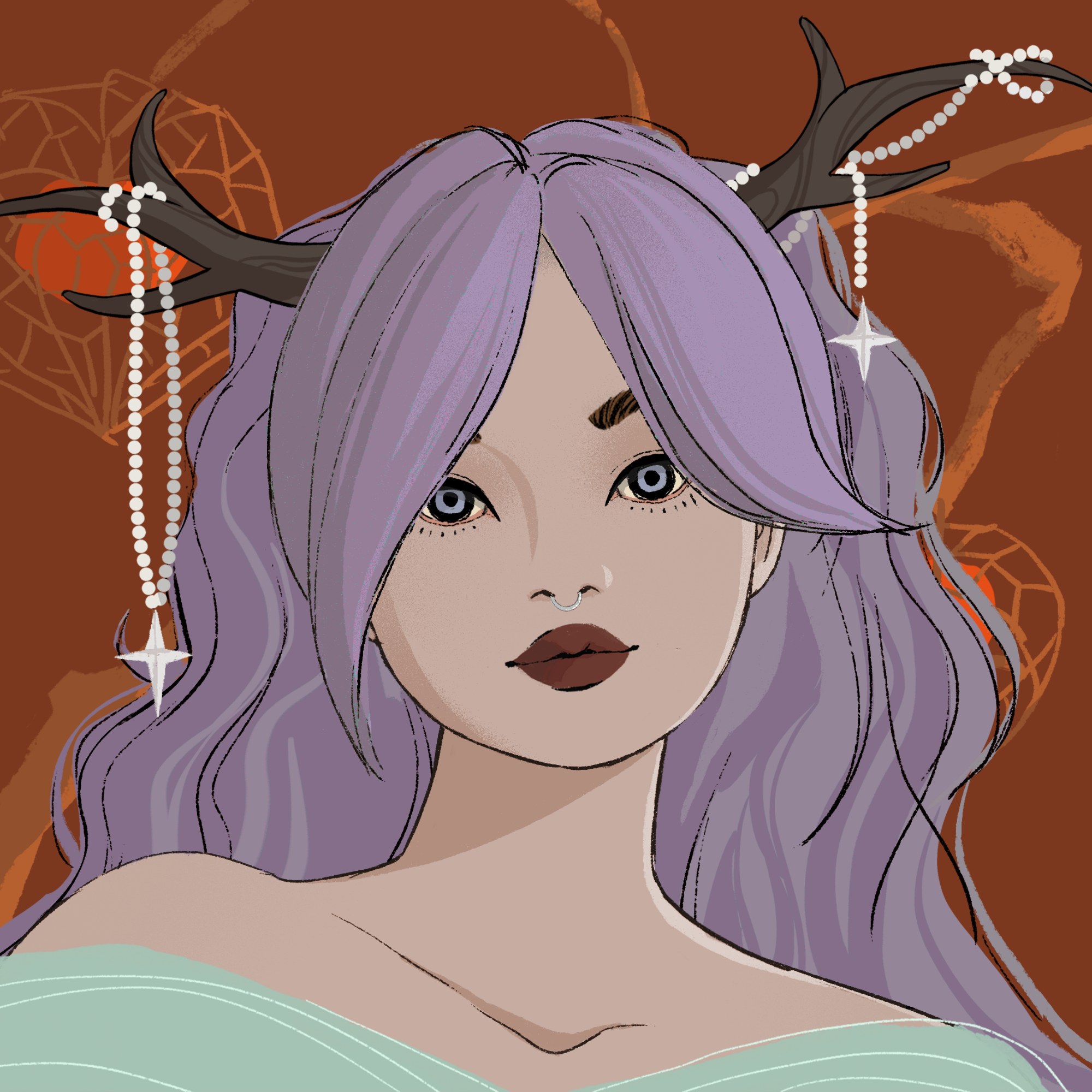 a portrait of Sunflower the currant