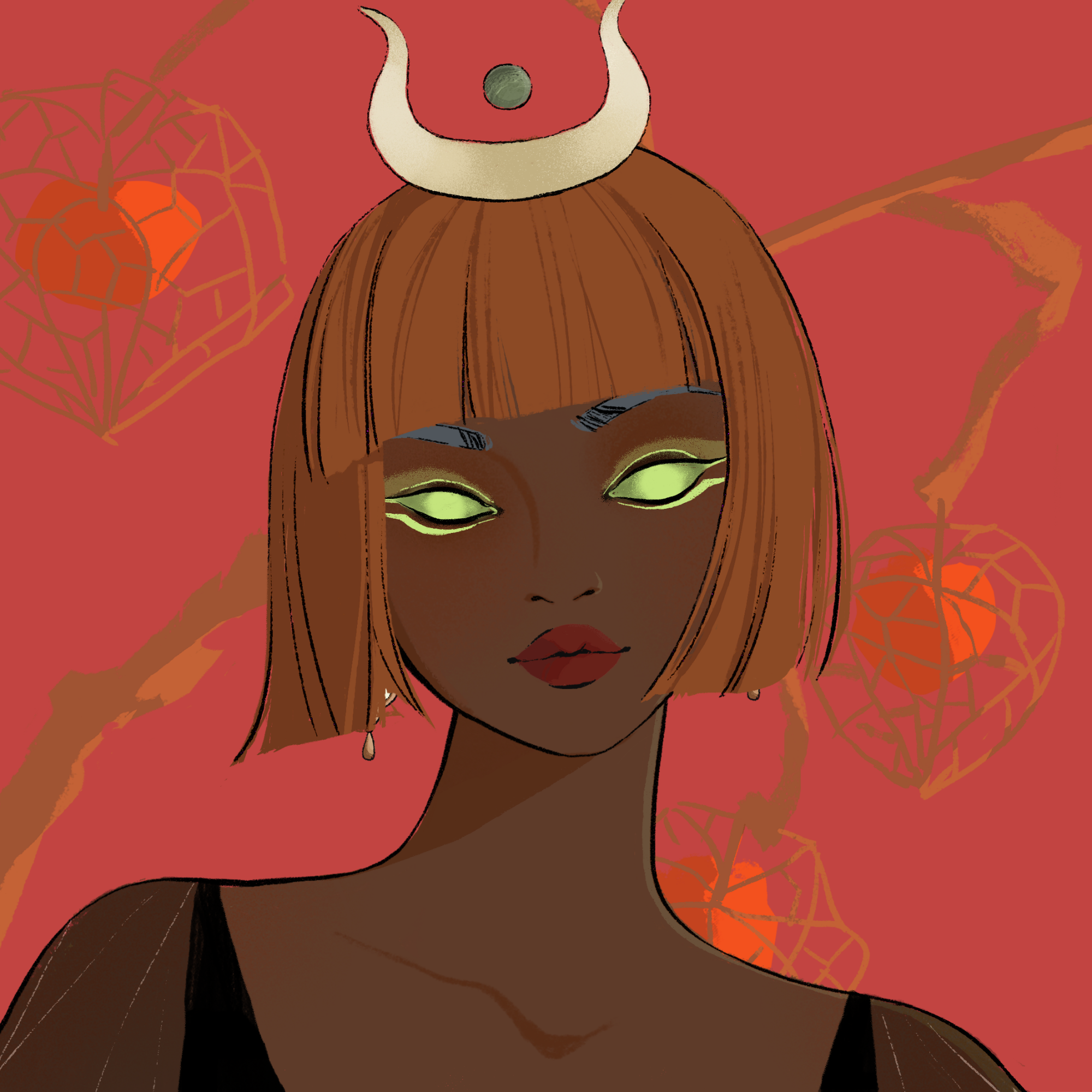 a portrait of Honeydew of the wastes