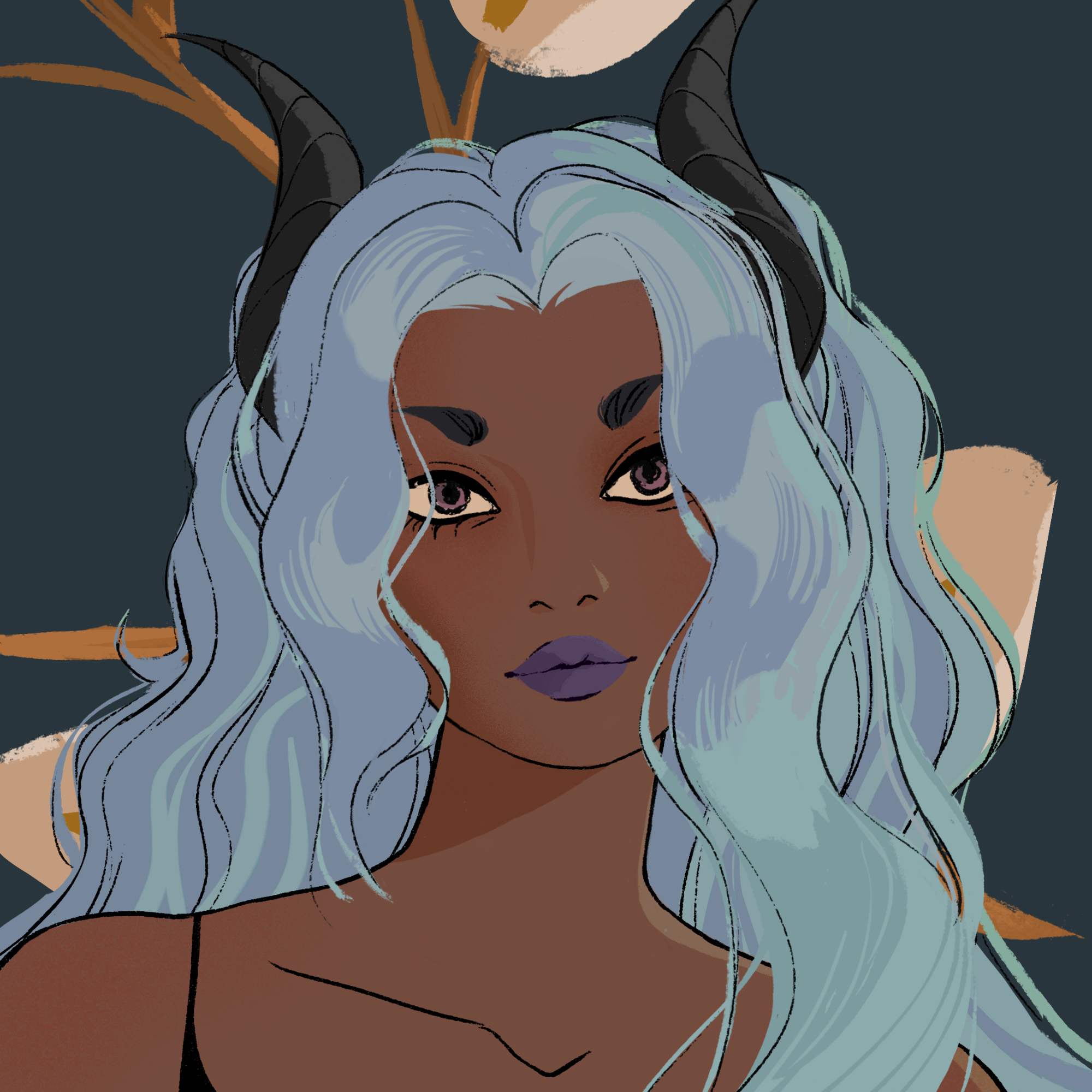 a portrait of Saba cannon