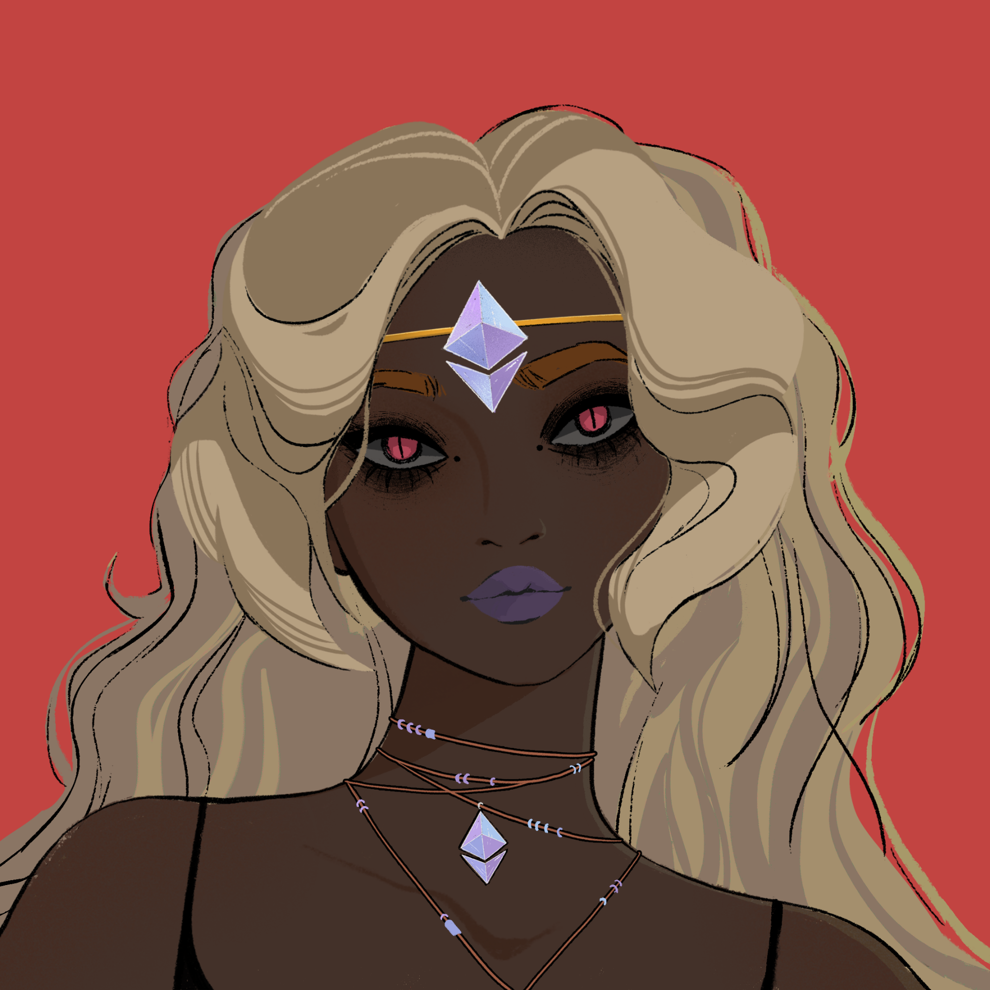 a portrait of Petunia, the faint blossom