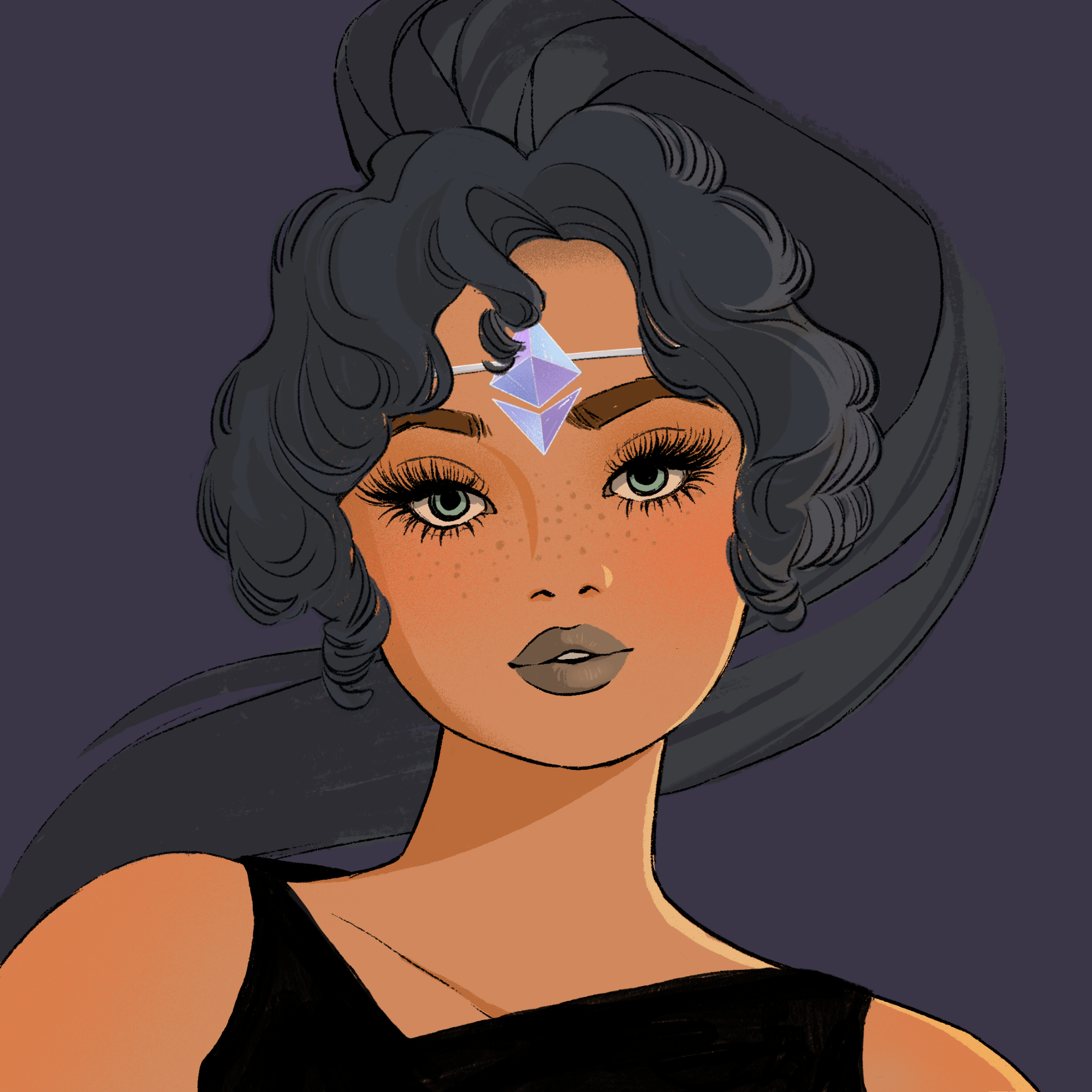 a portrait of Madam aria