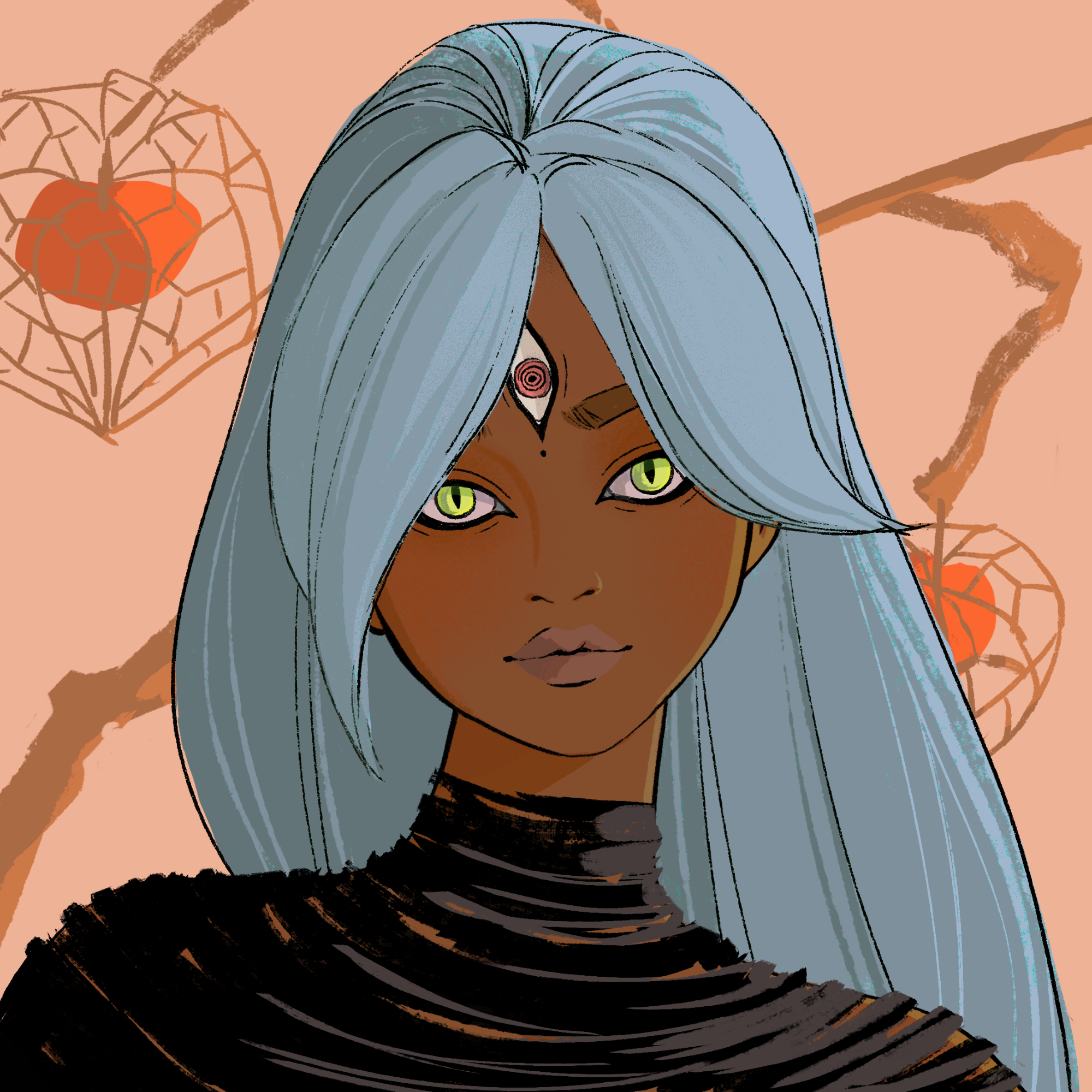 a portrait of Poppy, the dry conch