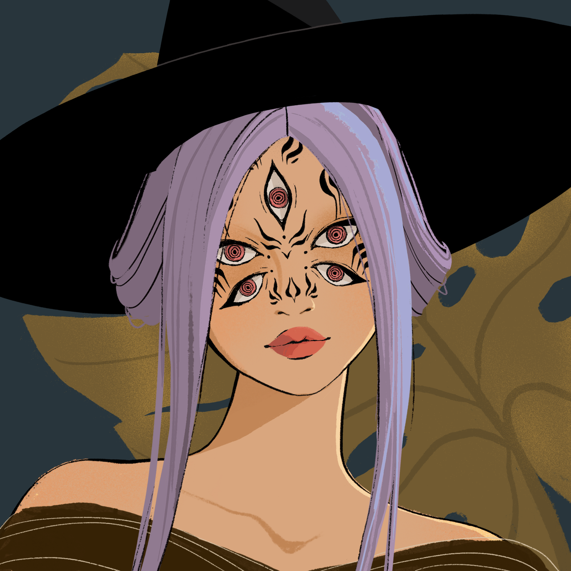 a portrait of Icestorm, the motley racket