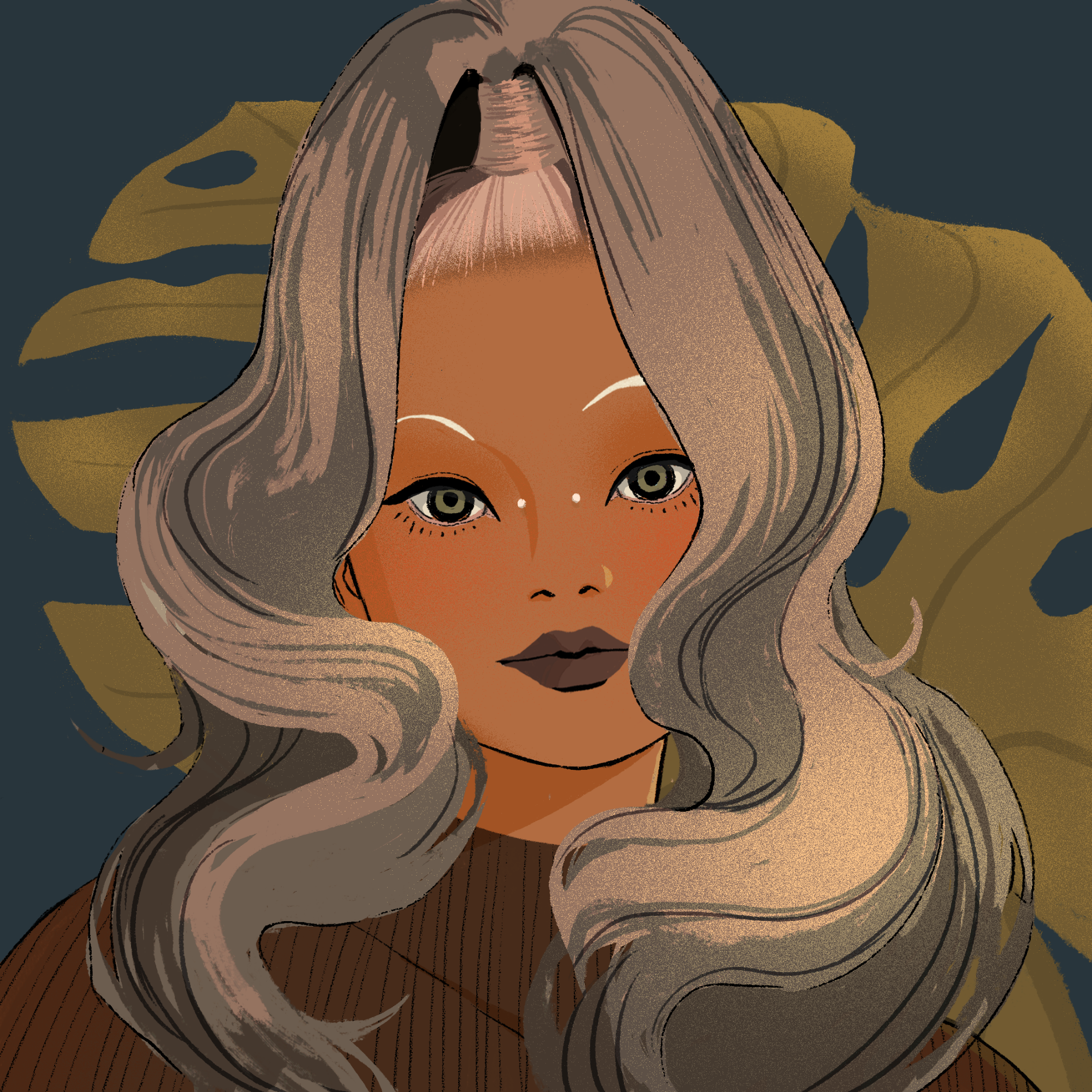 a portrait of Alizarin spirit