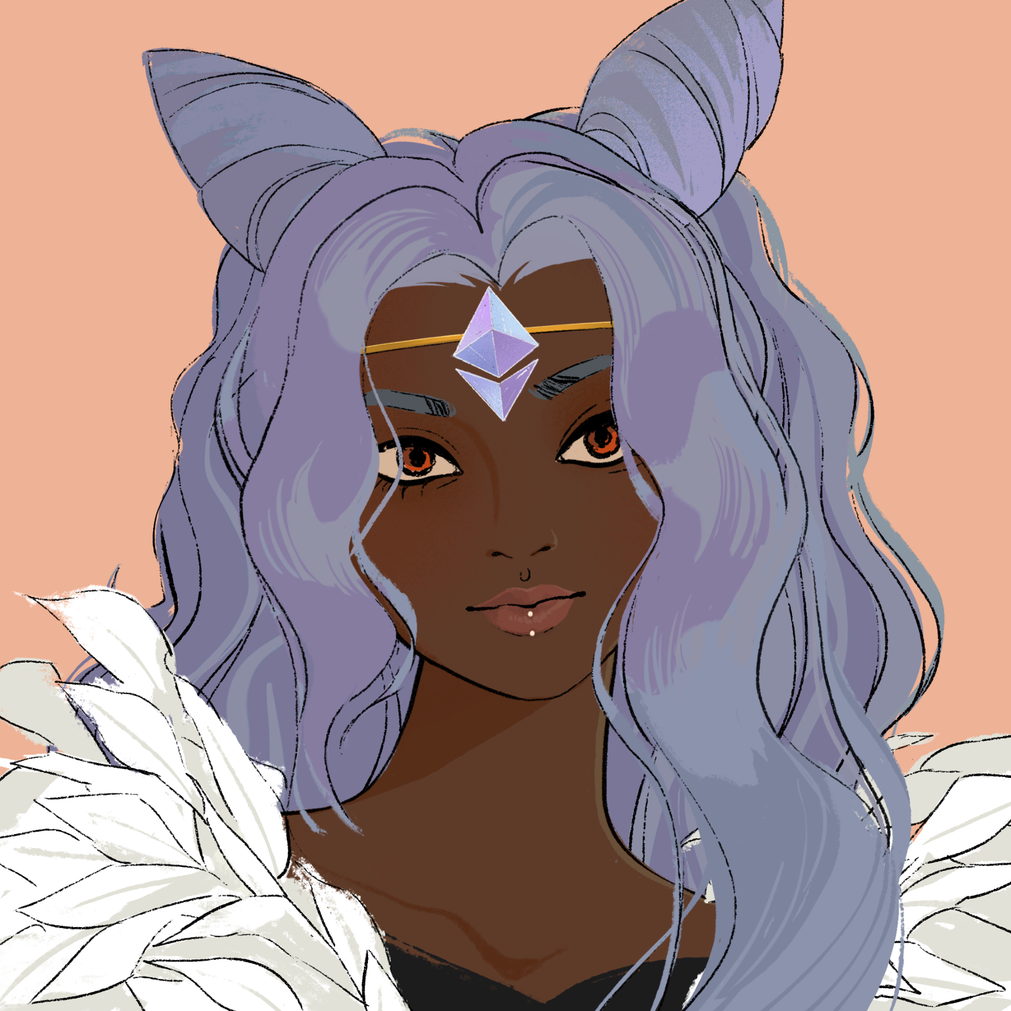 a portrait of Lily chalice