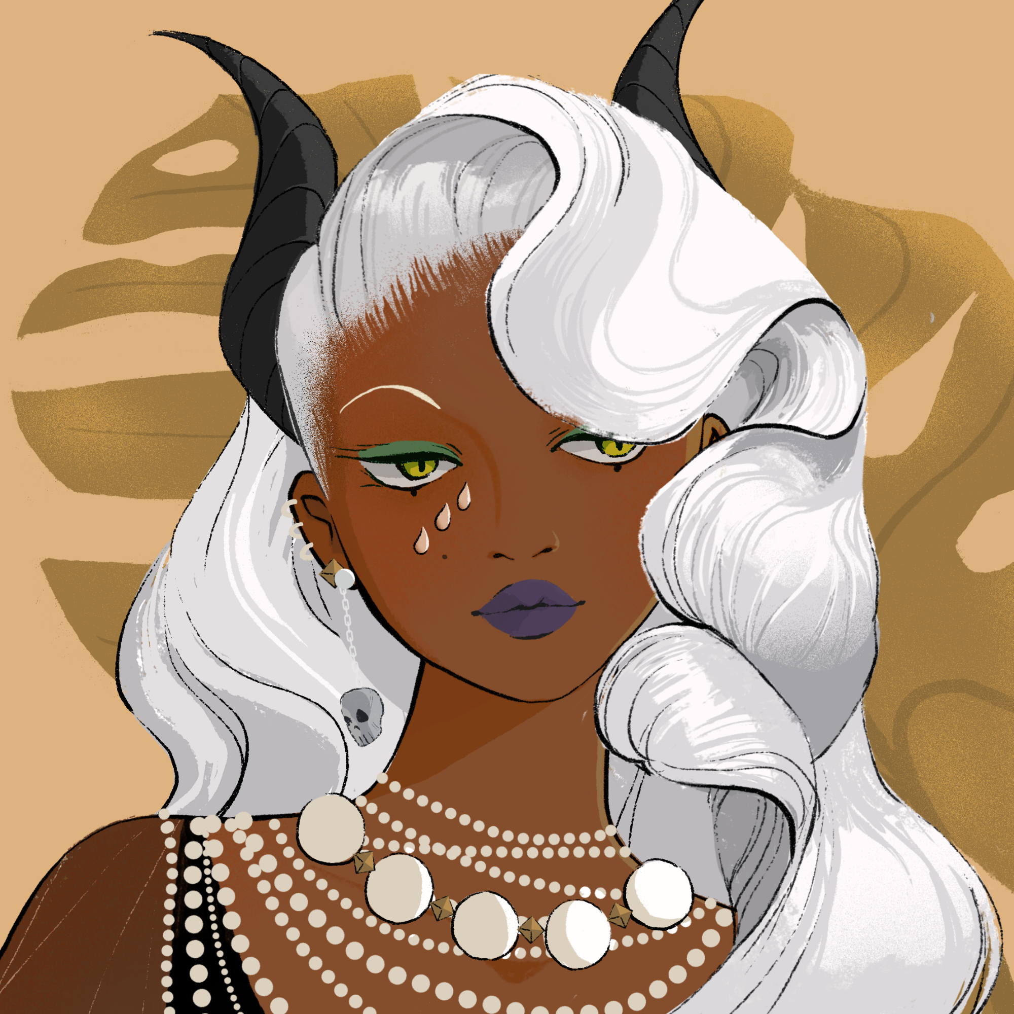 a portrait of Lissamine the solemn