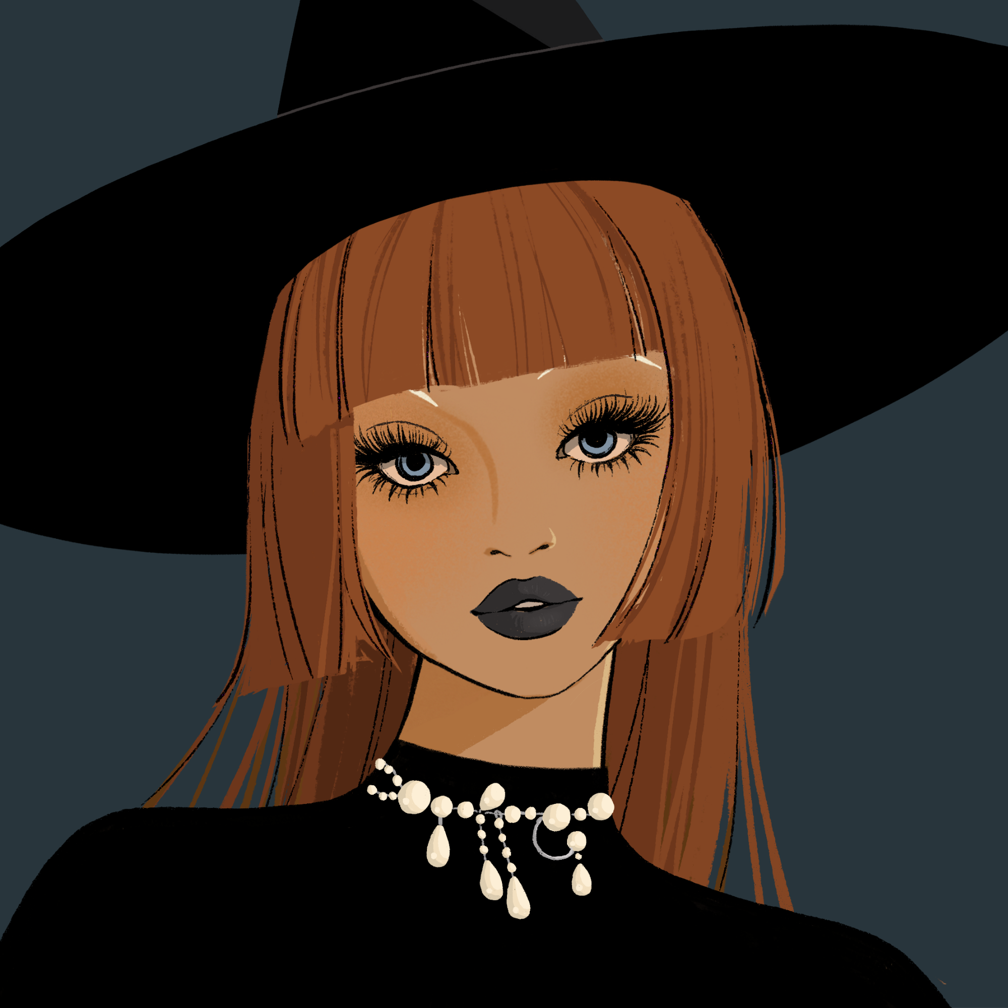 a portrait of Willow, the unfading venom