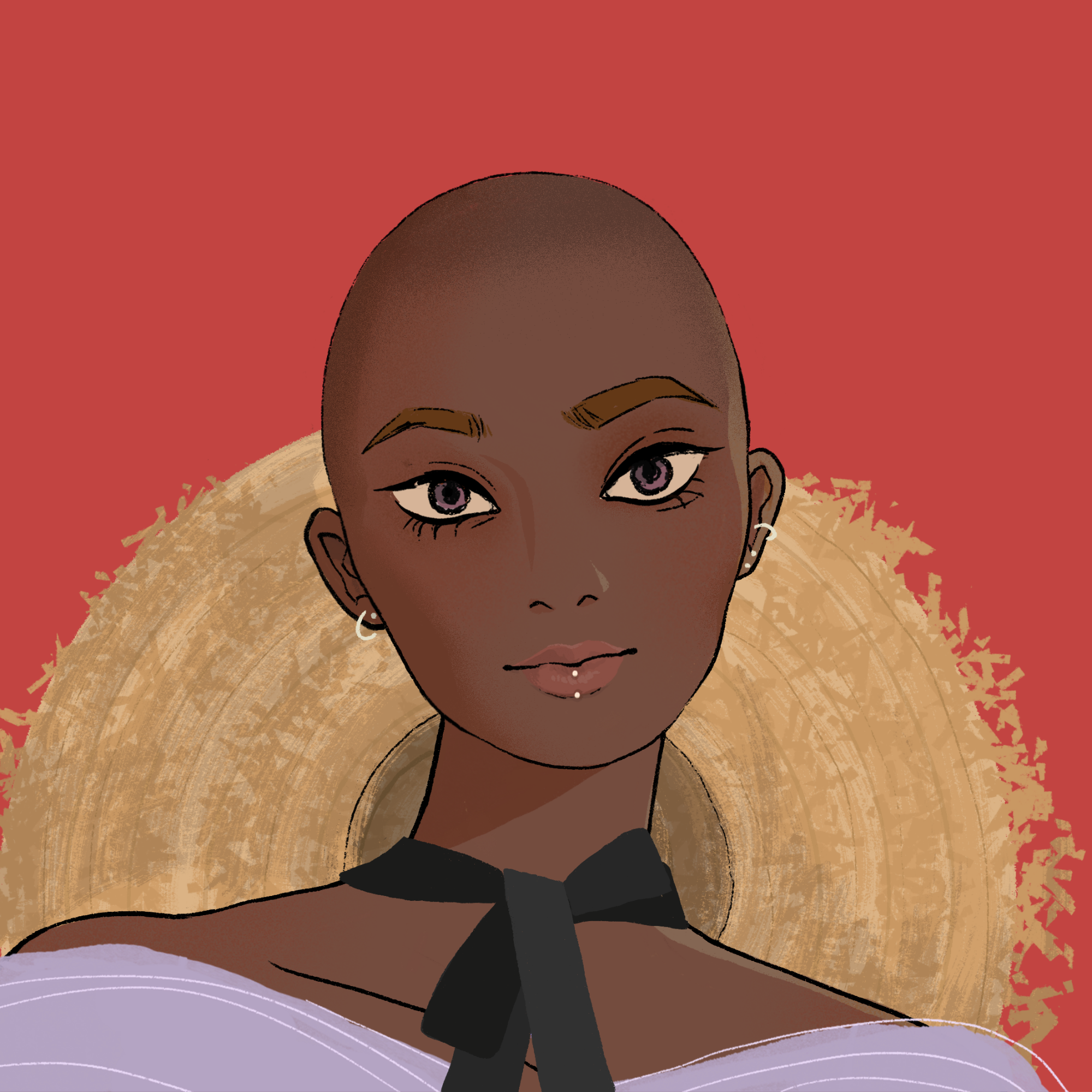 a portrait of Delicata, the faceted kettle