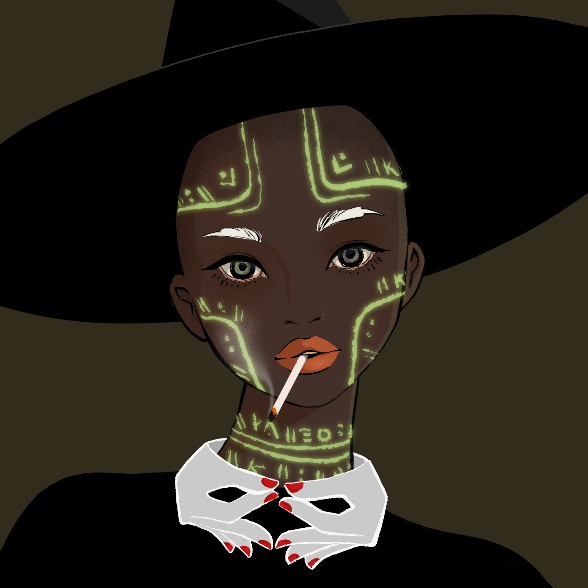 a portrait of Entropy the sharp