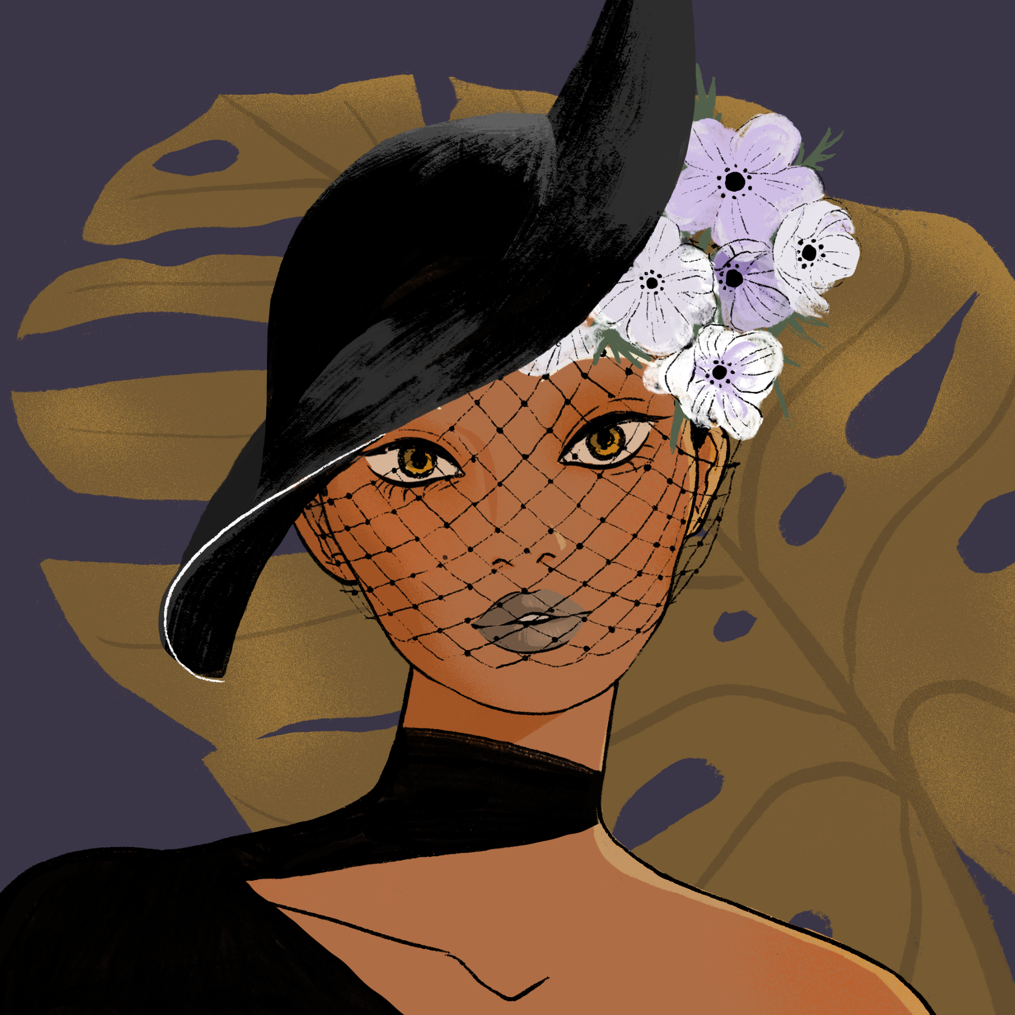 a portrait of Iroko, the grim seance