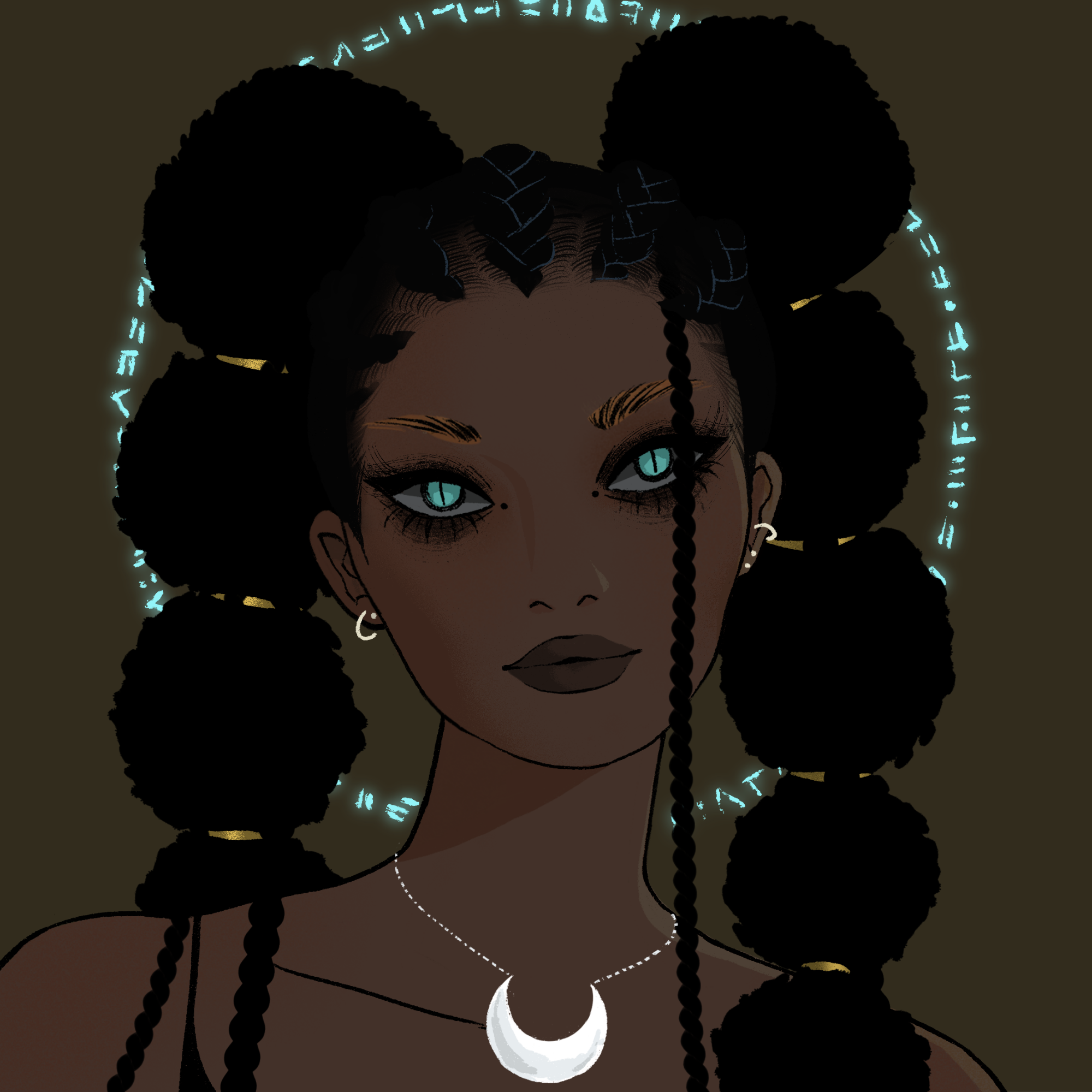 a portrait of Angstrom, the light parchment