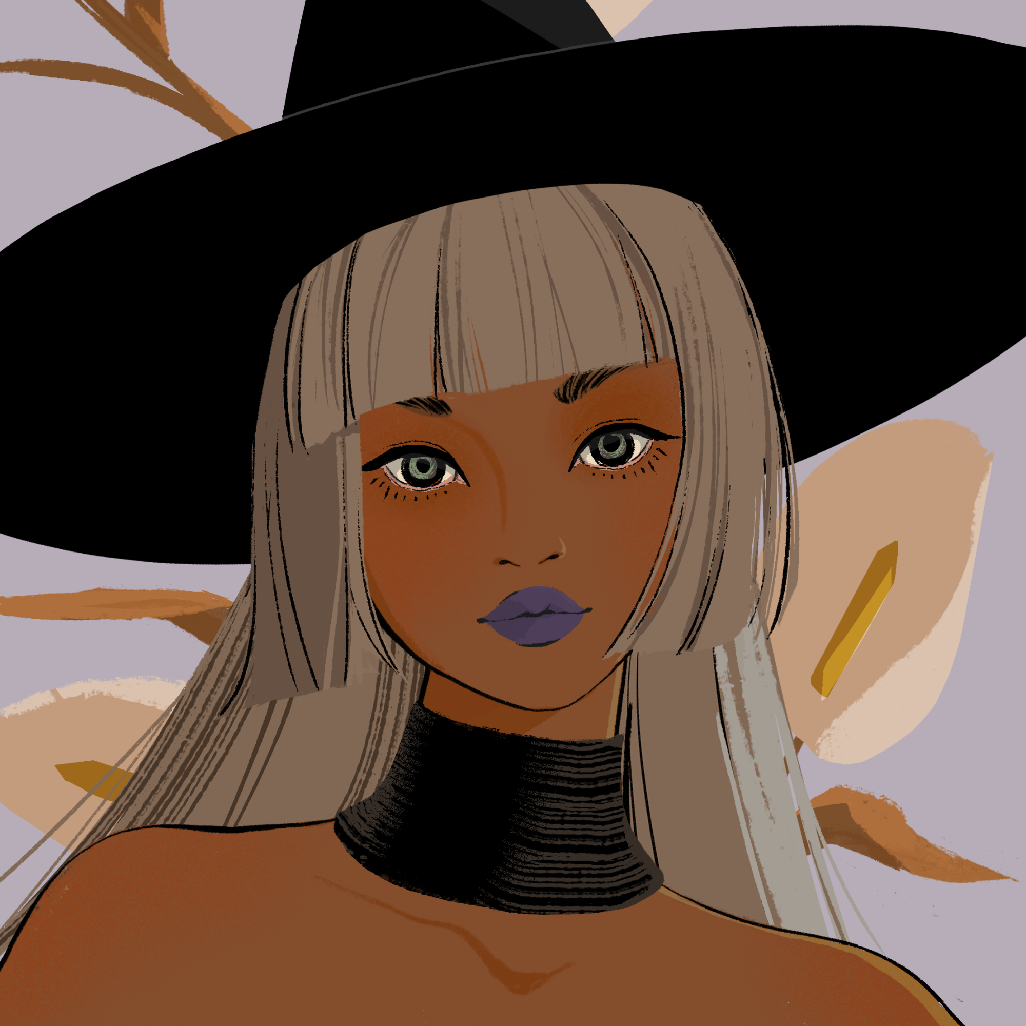 a portrait of Hood, the fleshy smoke