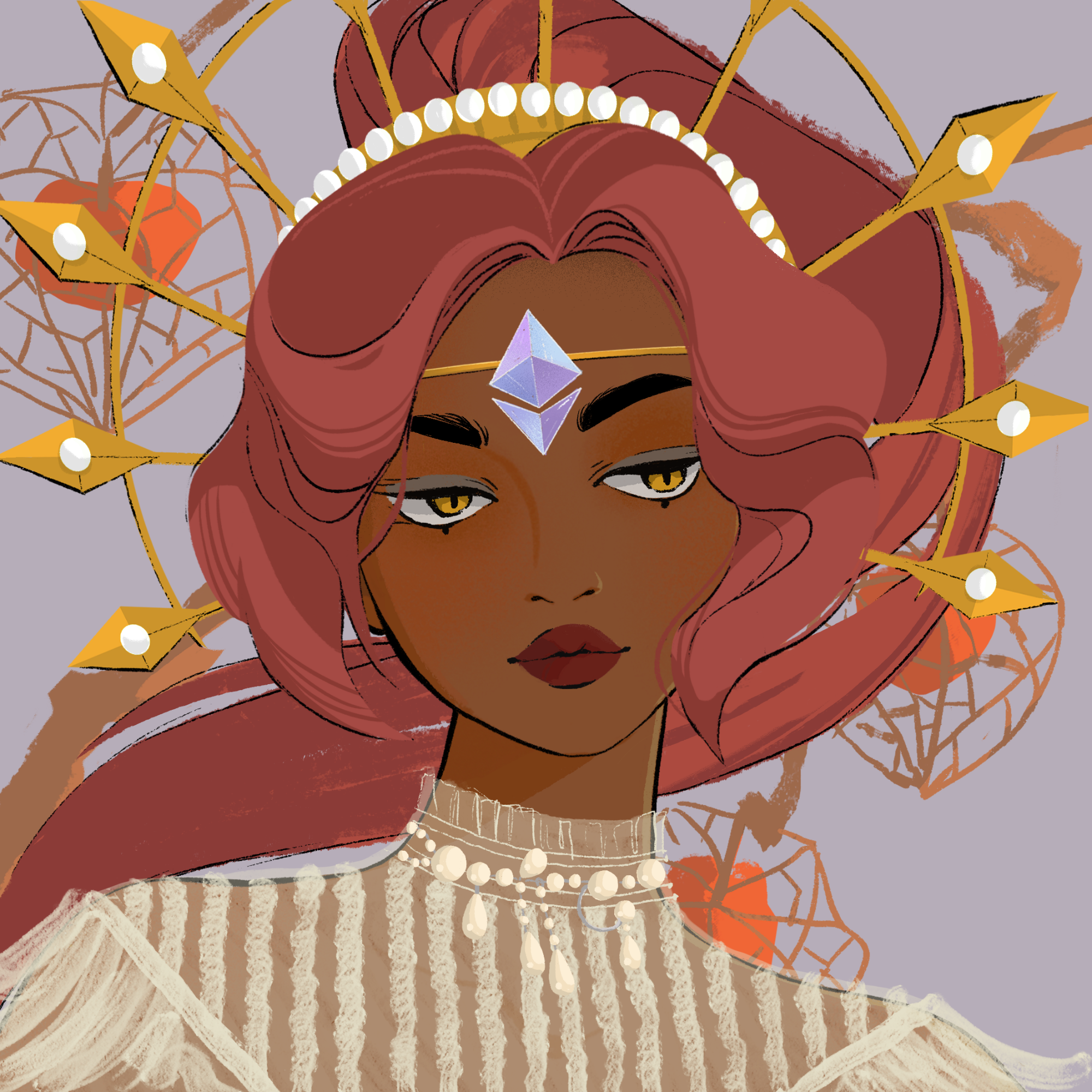 a portrait of Alexandrite, the bewitching timpani