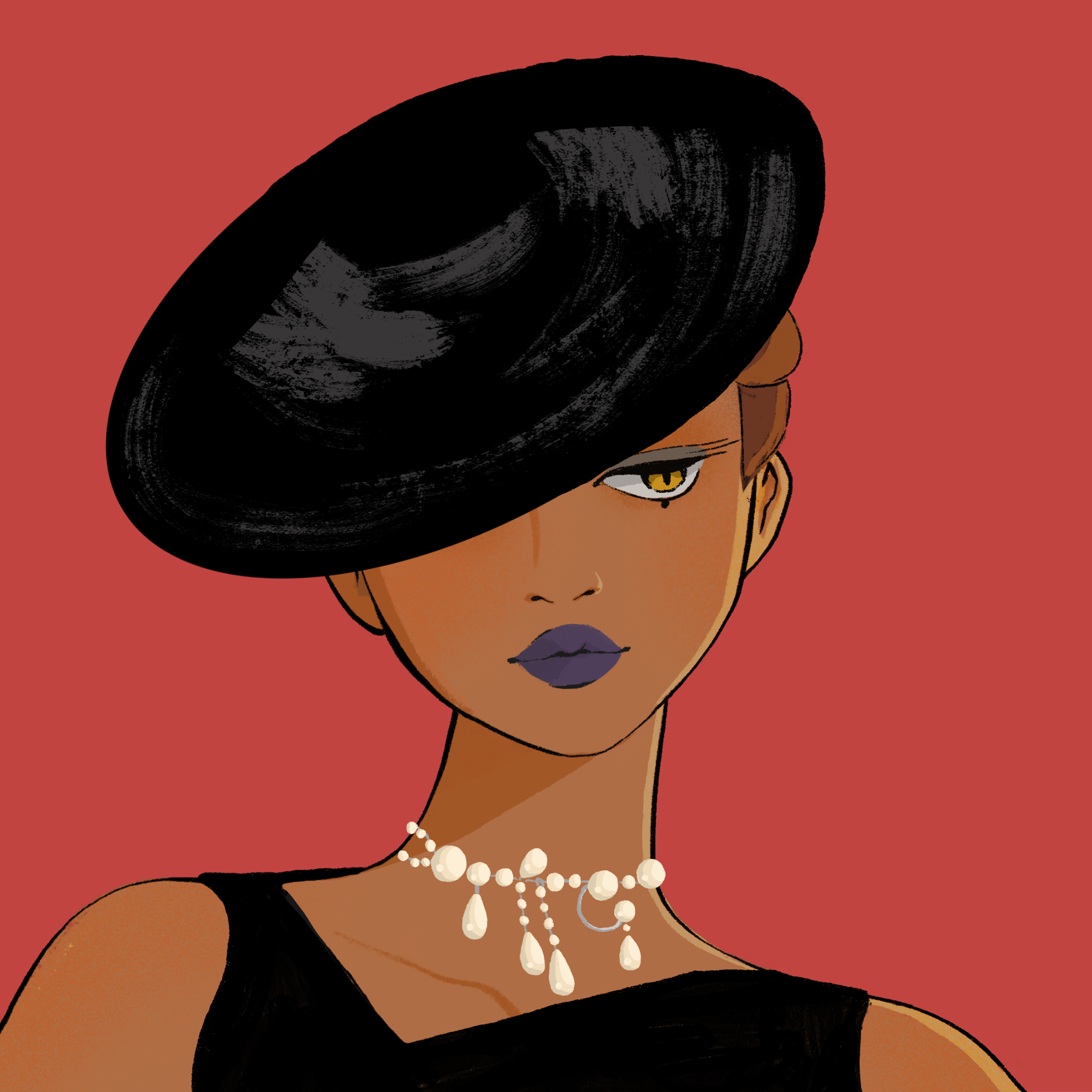 a portrait of Willow the perpetual