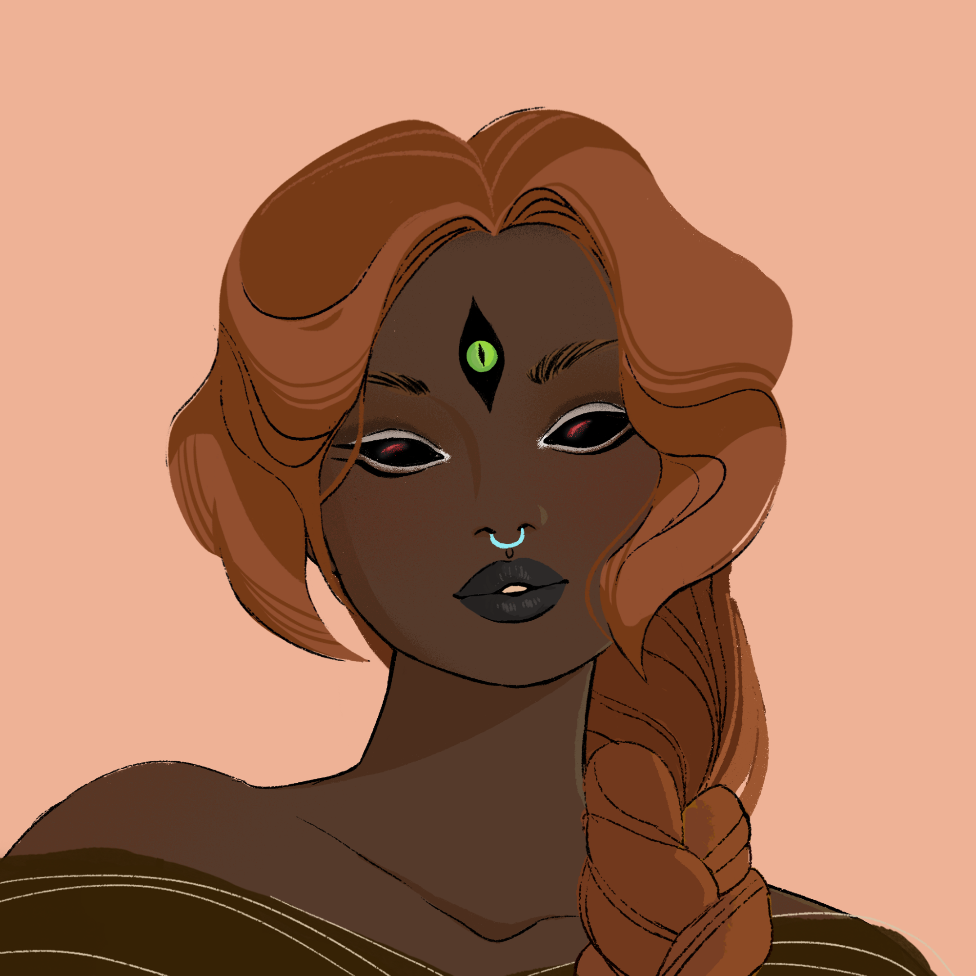 a portrait of Jasmine the floating