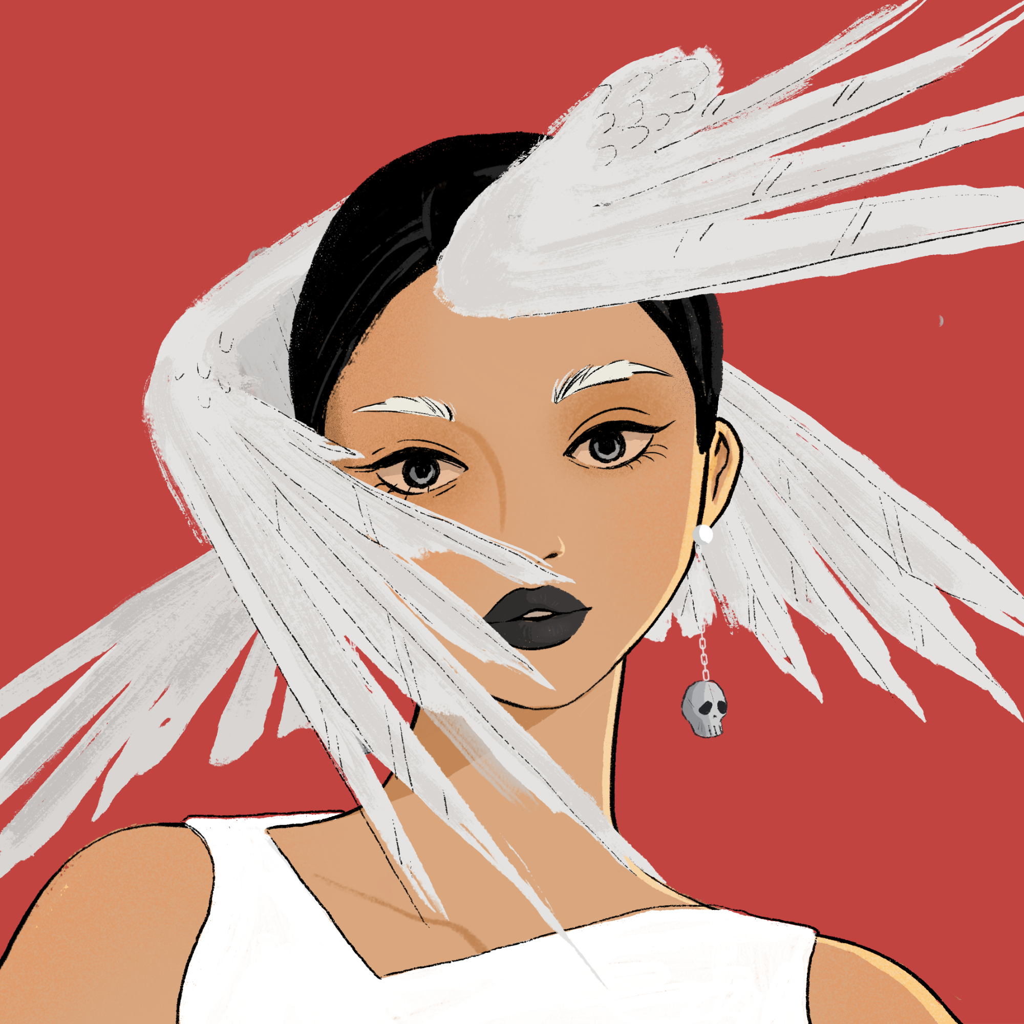 a portrait of Aspen of the void