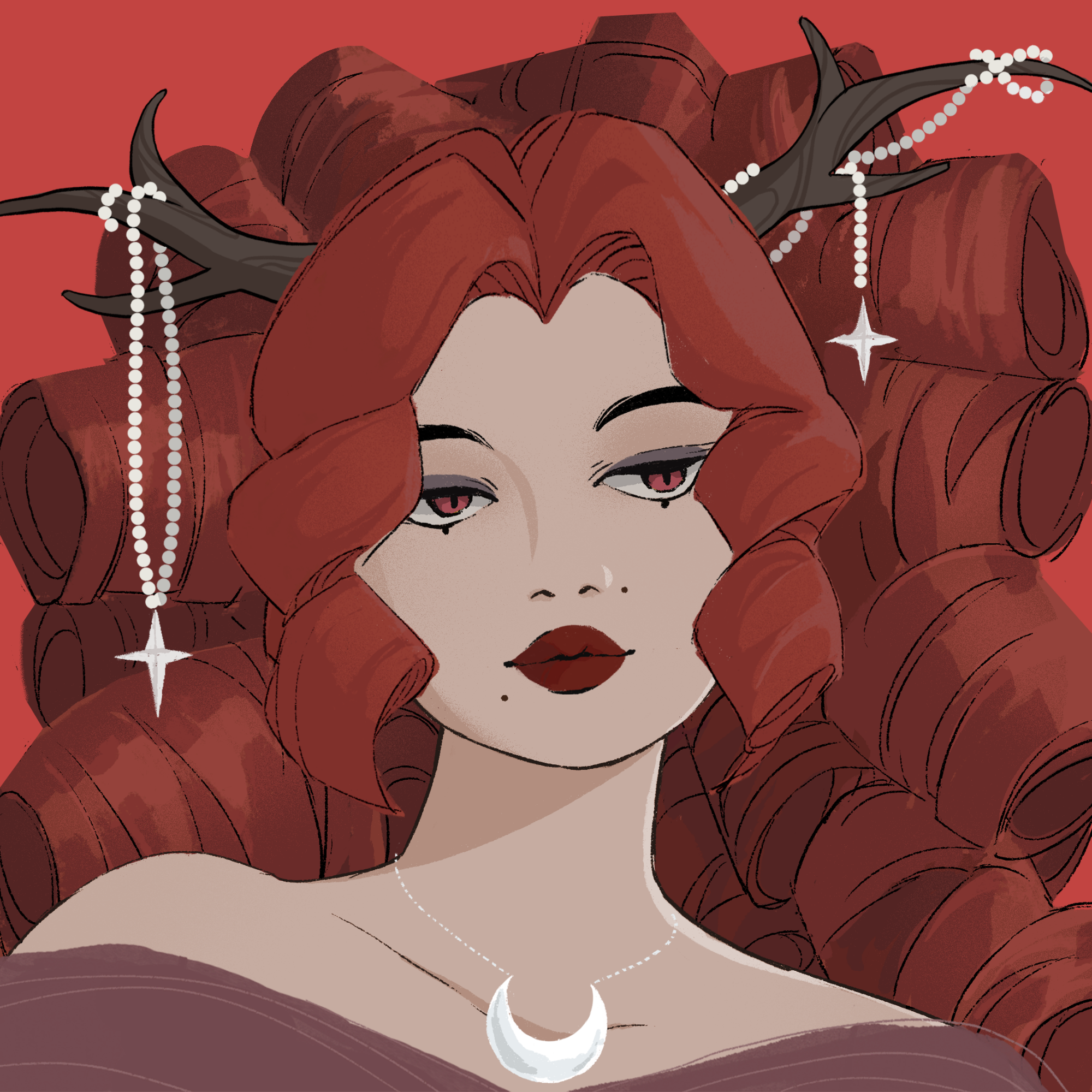 a portrait of Peppermint, the fine roost