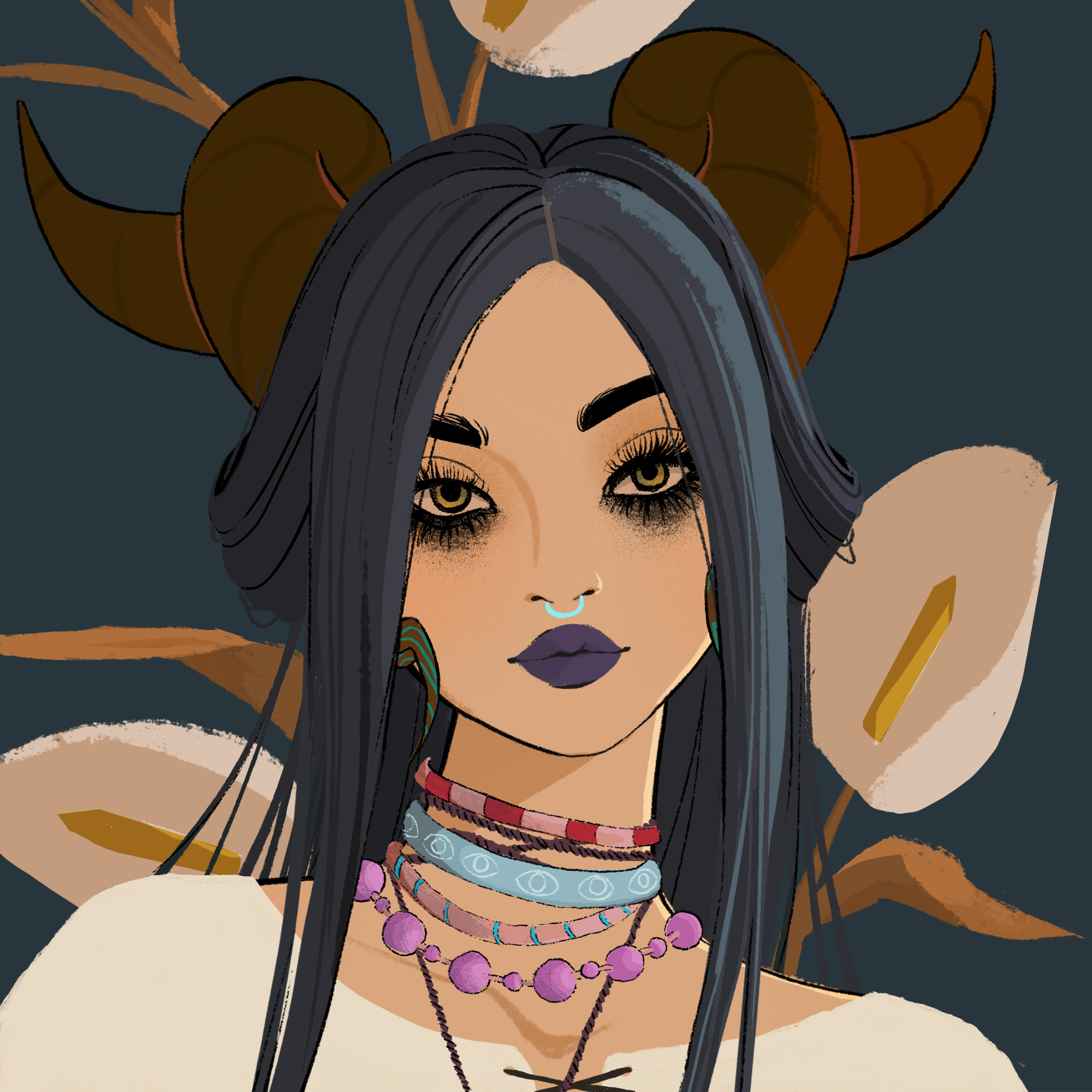 a portrait of Cyclone, the smoking permafrost