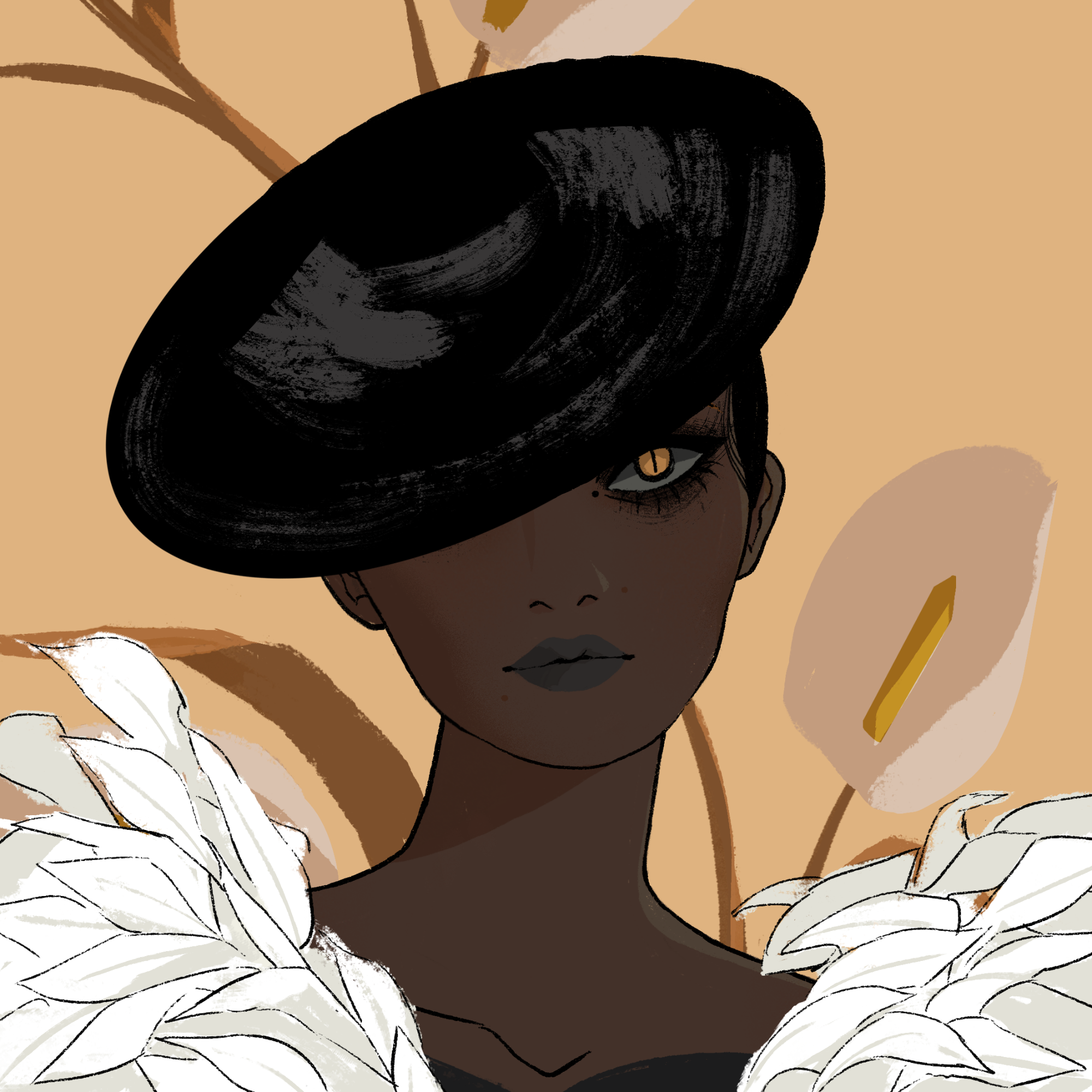 a portrait of Curium katana