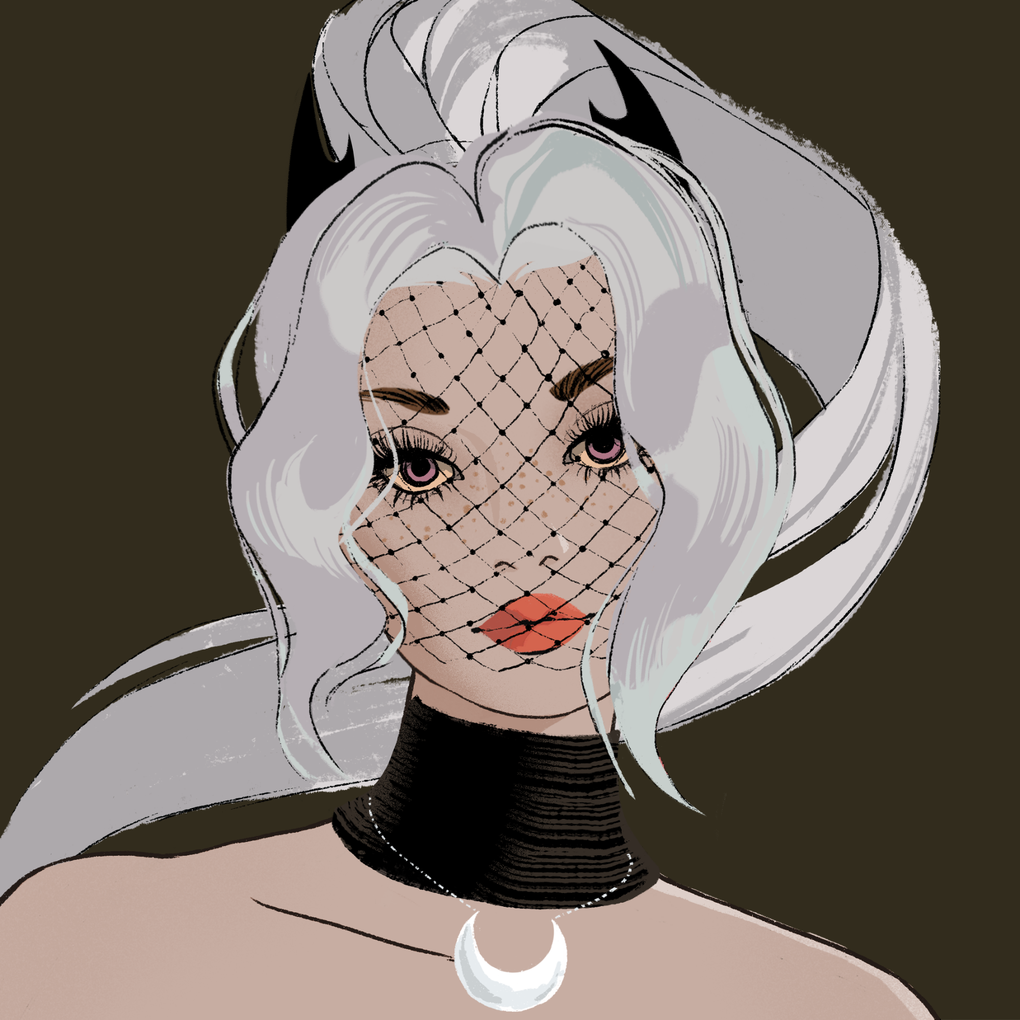 a portrait of Antimony, the deathless candelabra