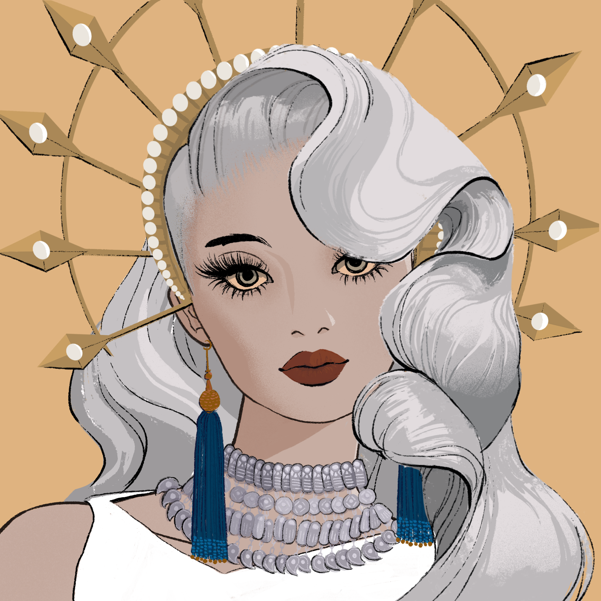 a portrait of Damask the charismatic