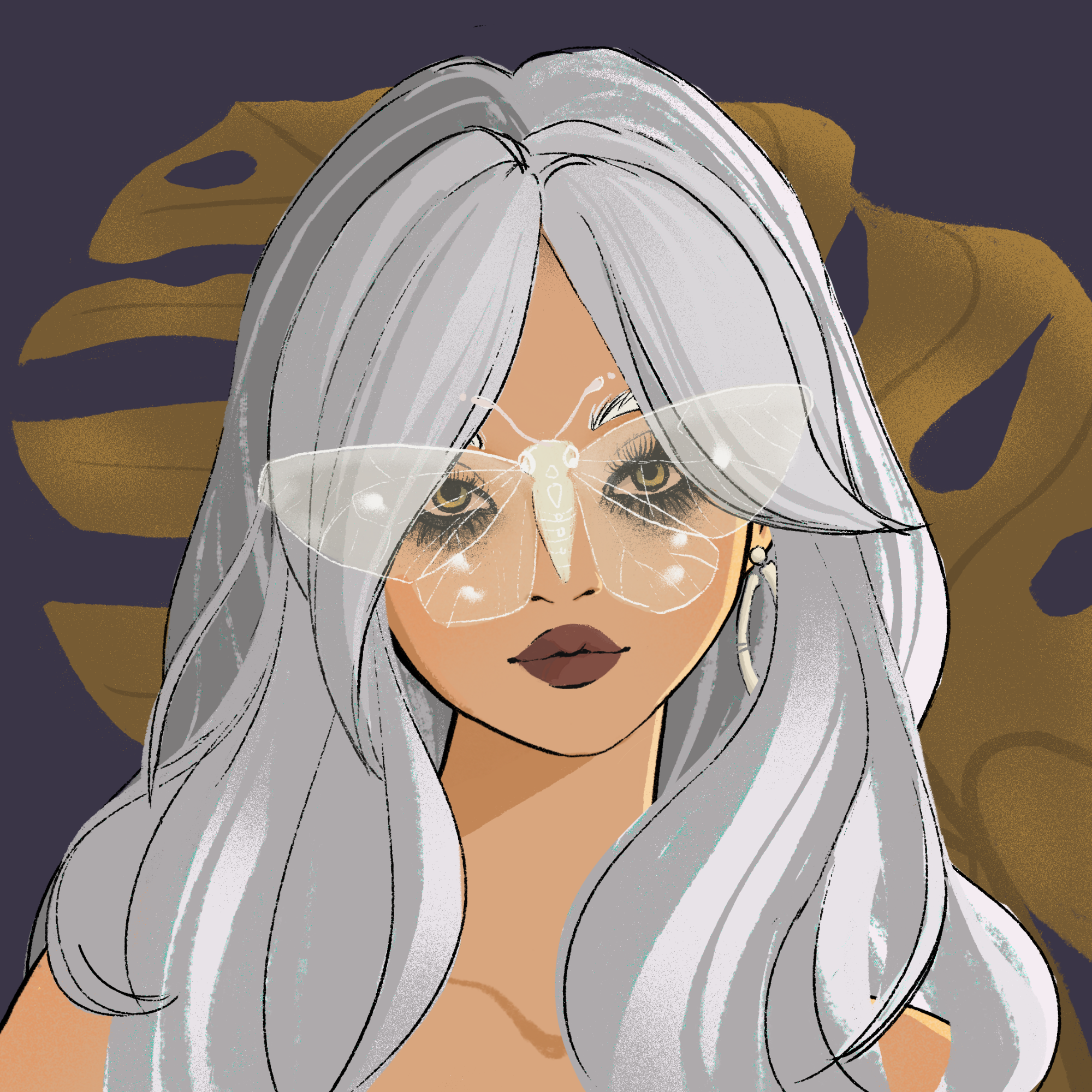 a portrait of Birch, the malevolent hood