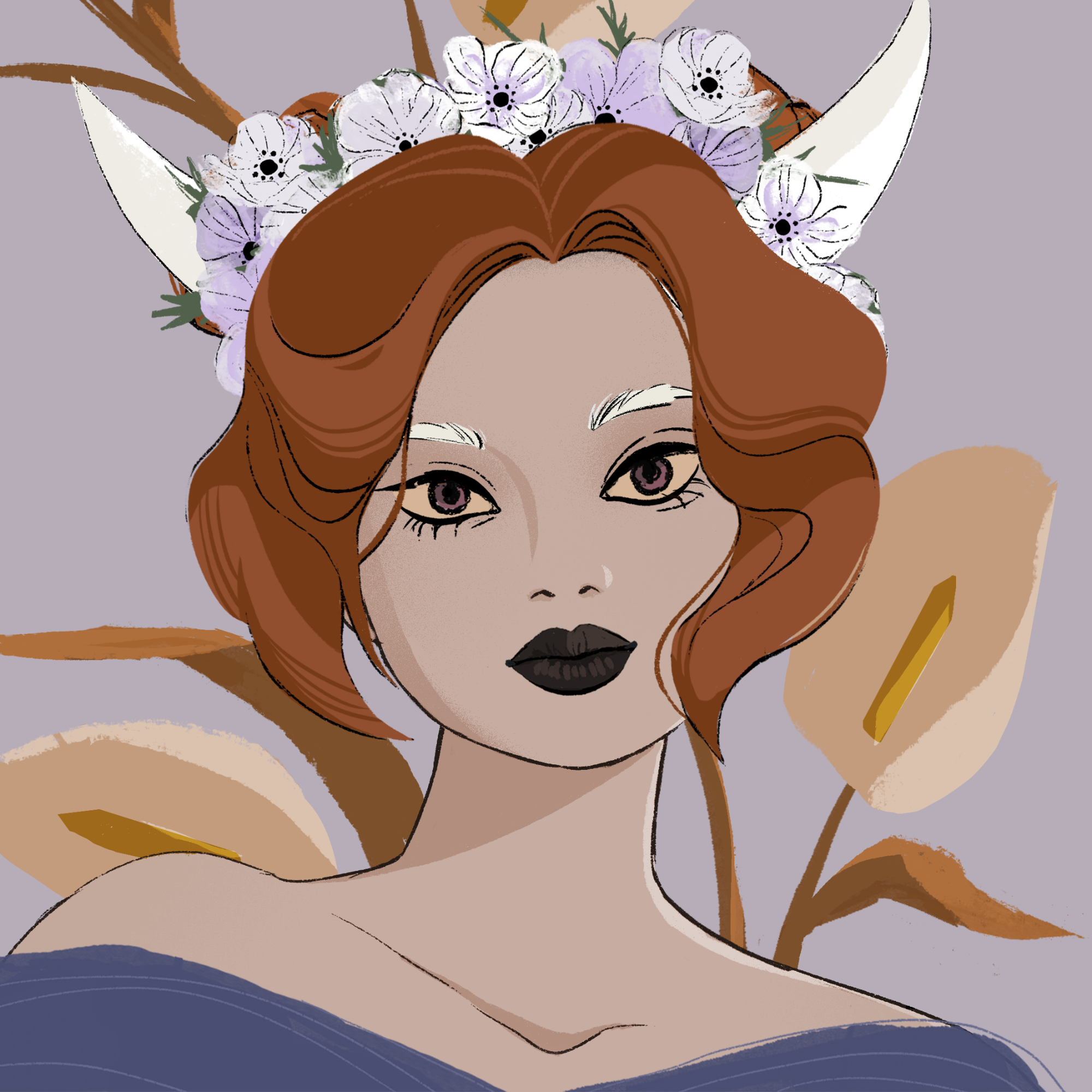 a portrait of Granny pie