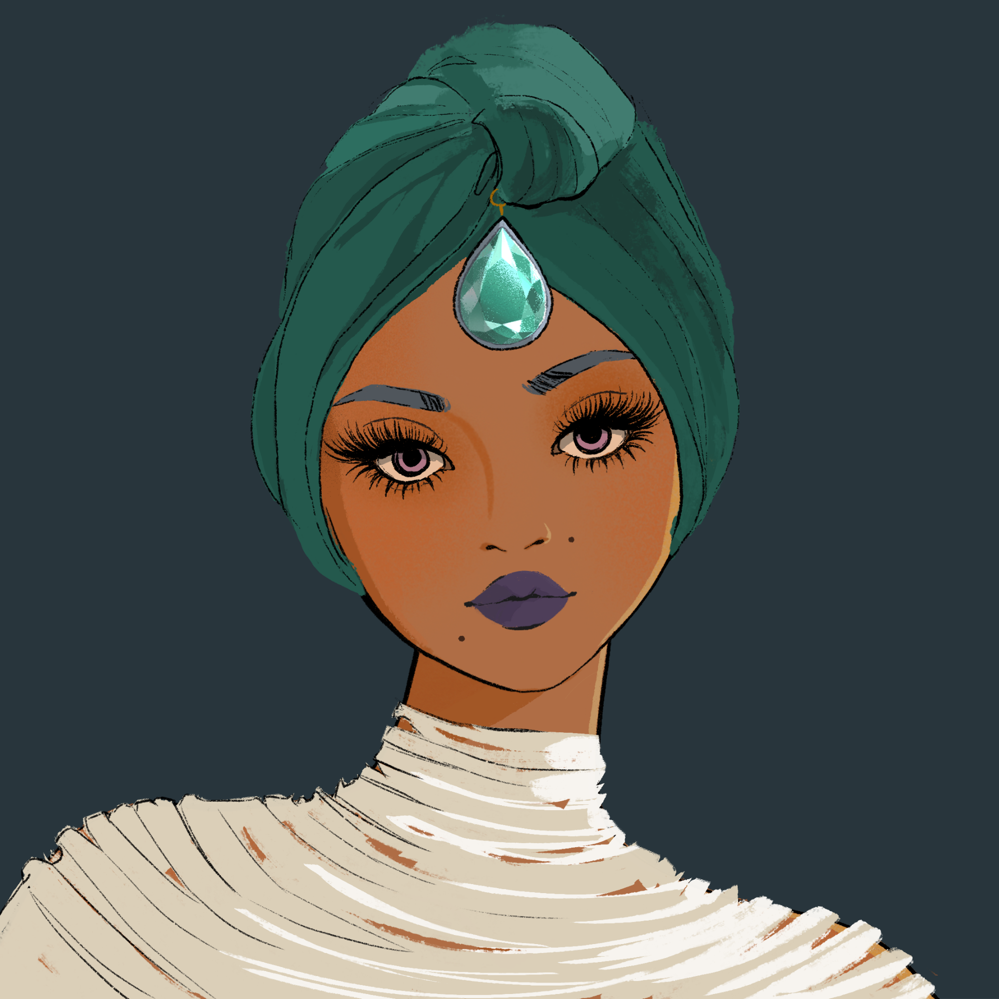 a portrait of Daphne the great
