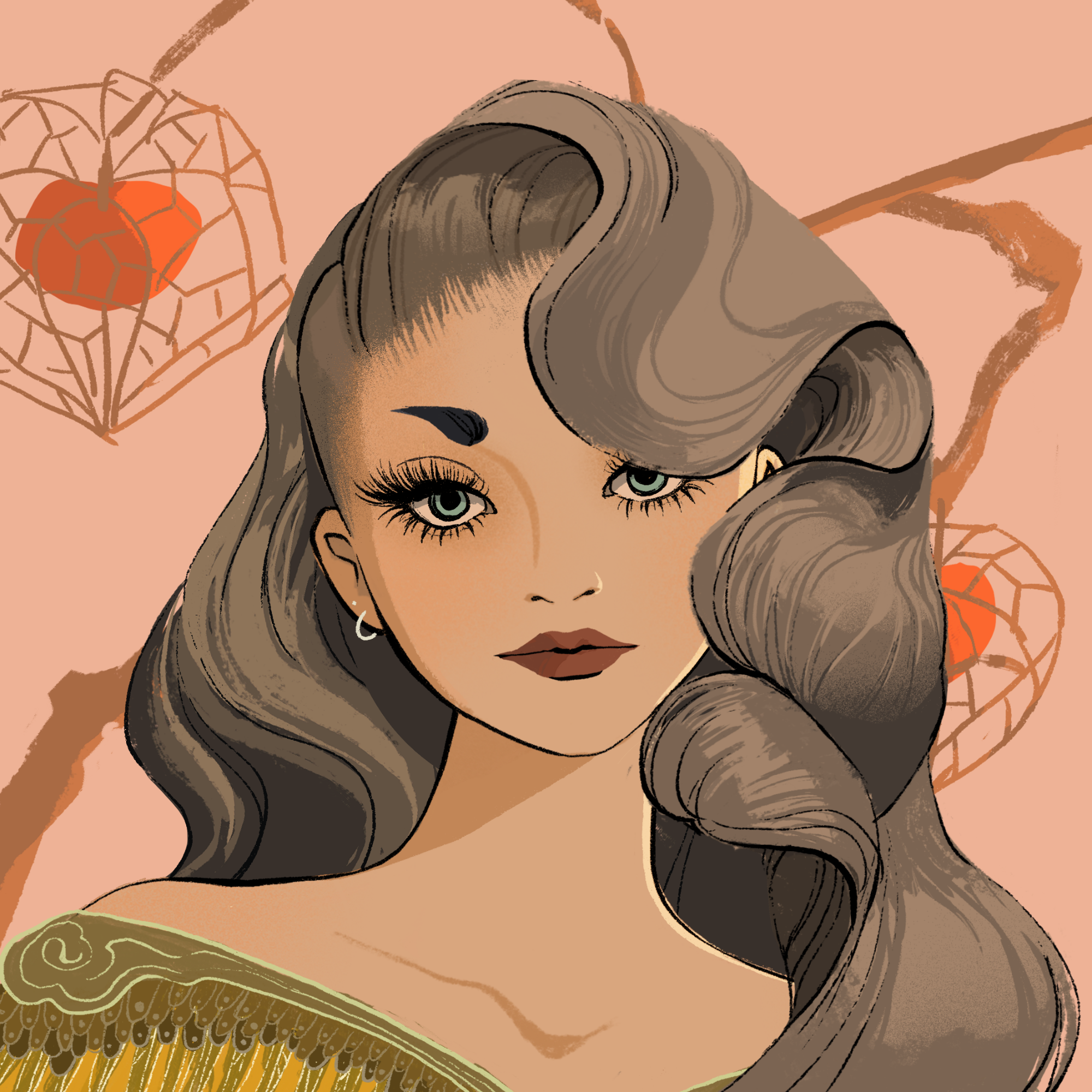 a portrait of Taffeta, the high profile vase