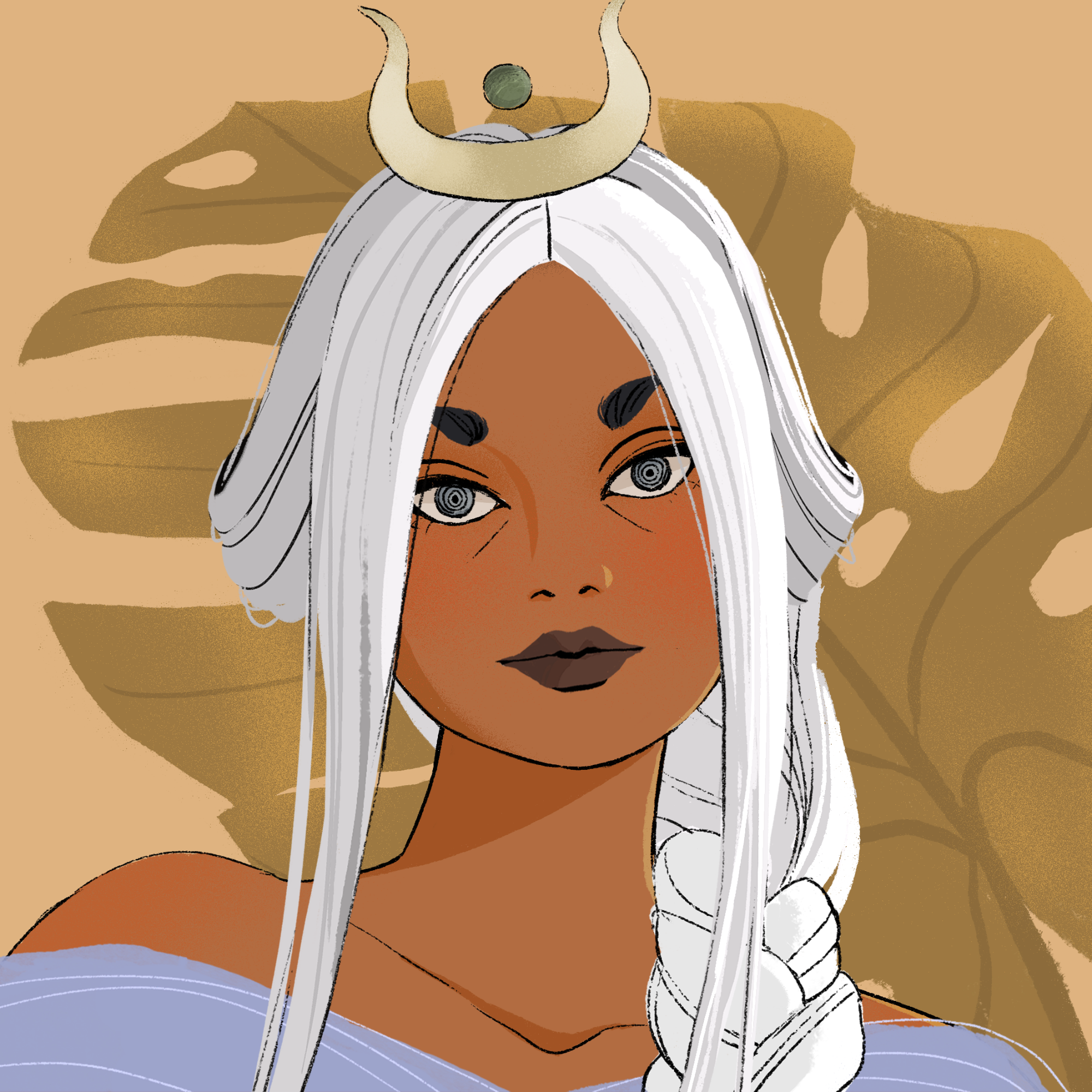 a portrait of Lady morganite