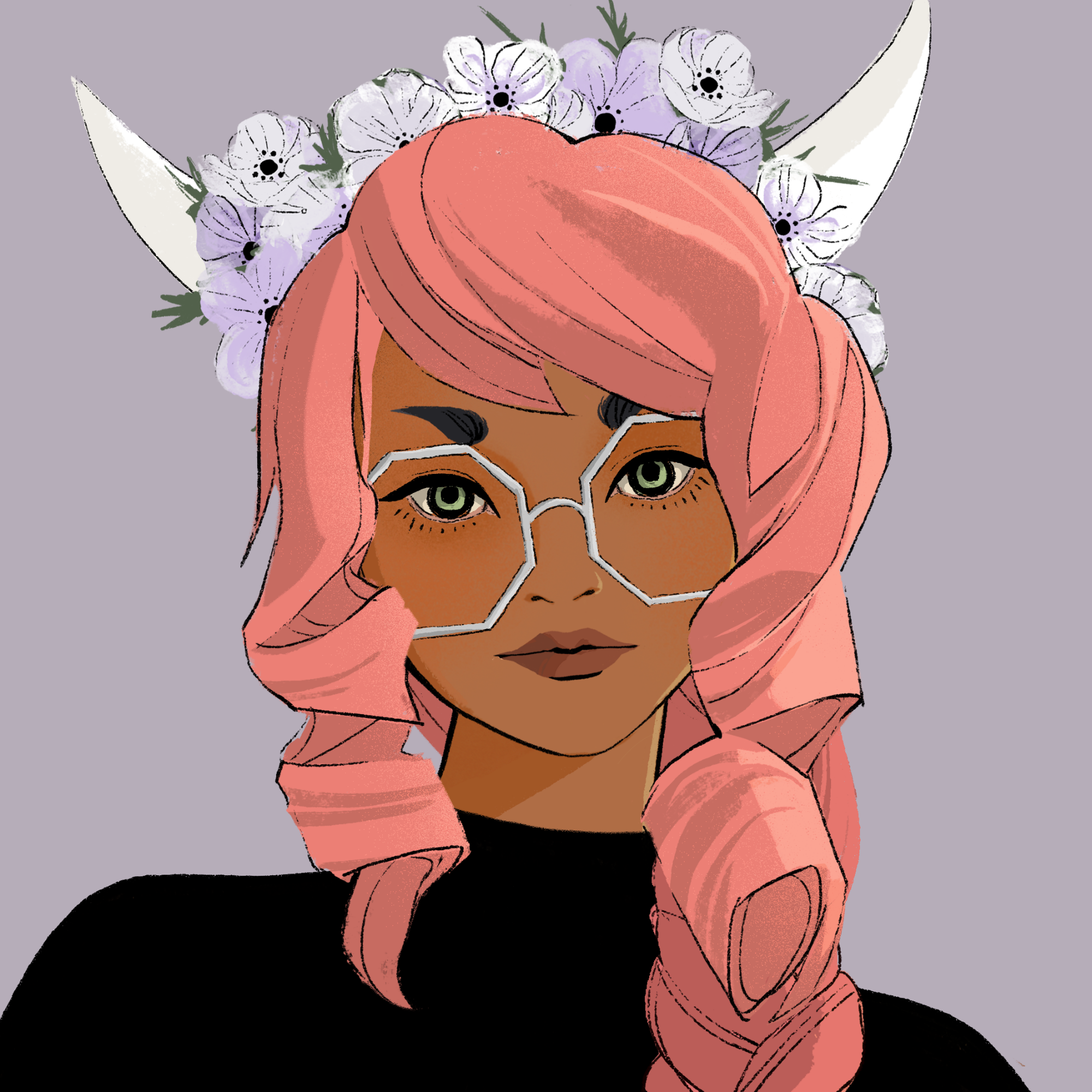 a portrait of Peanut the spruce