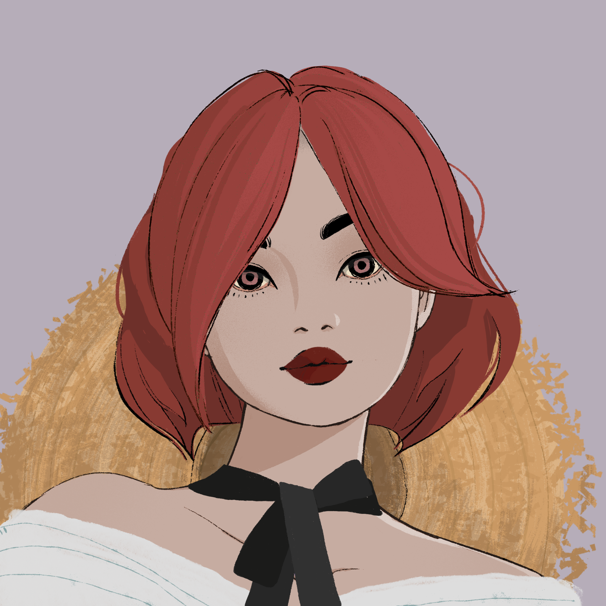 a portrait of Morel, the merigold saucer