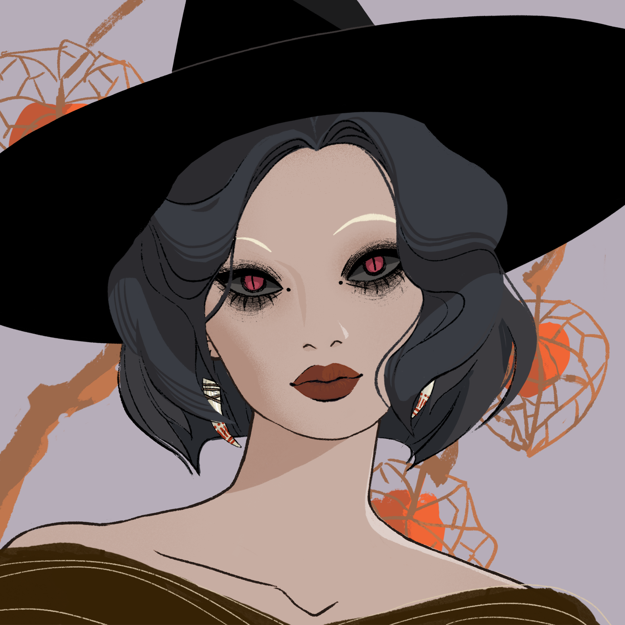 a portrait of Bagana the vicious