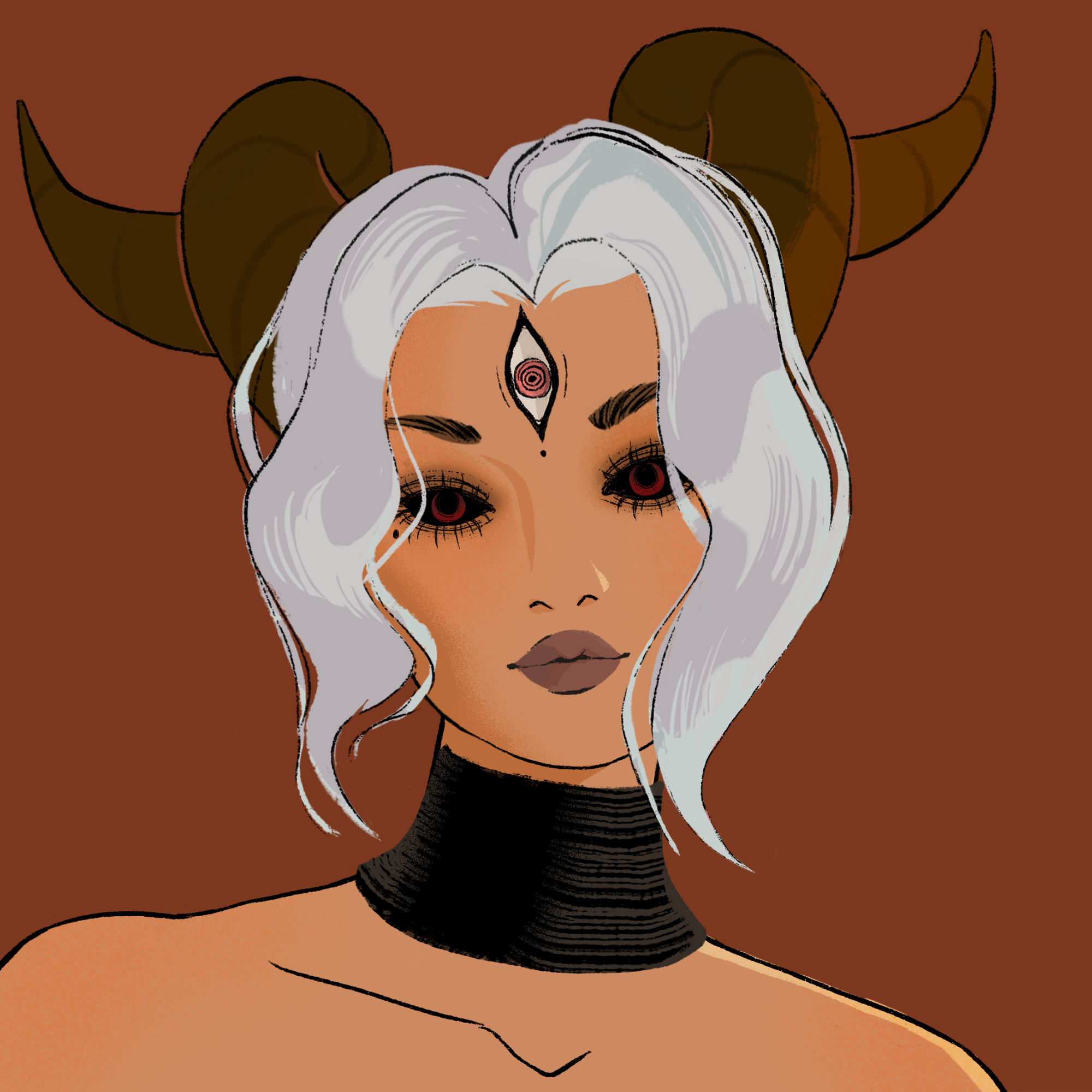 a portrait of Icestorm the wretched