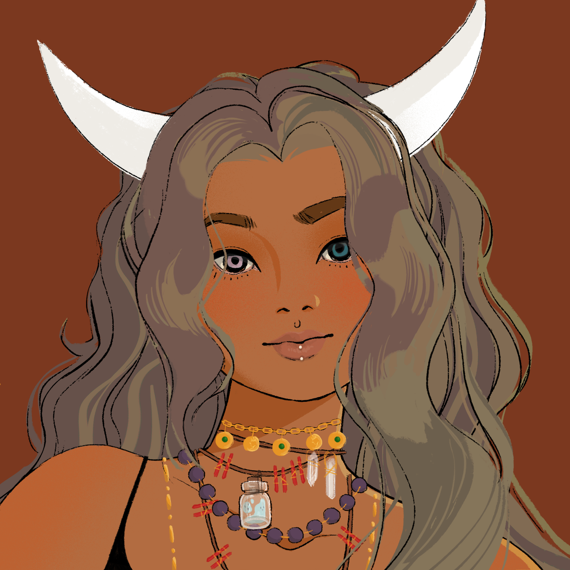 a portrait of Tornado, the burgundy uproar