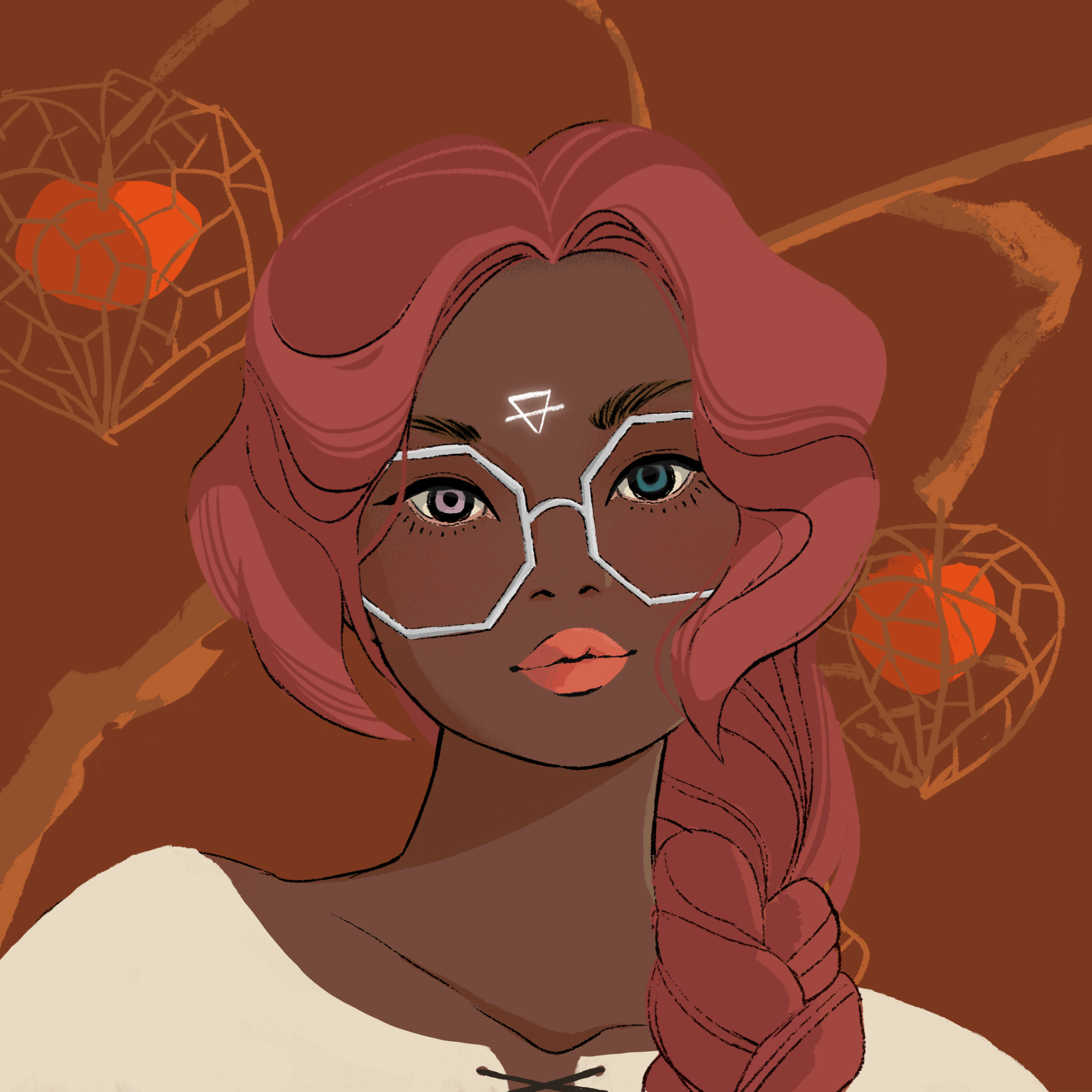 a portrait of Macadamia of the wilds