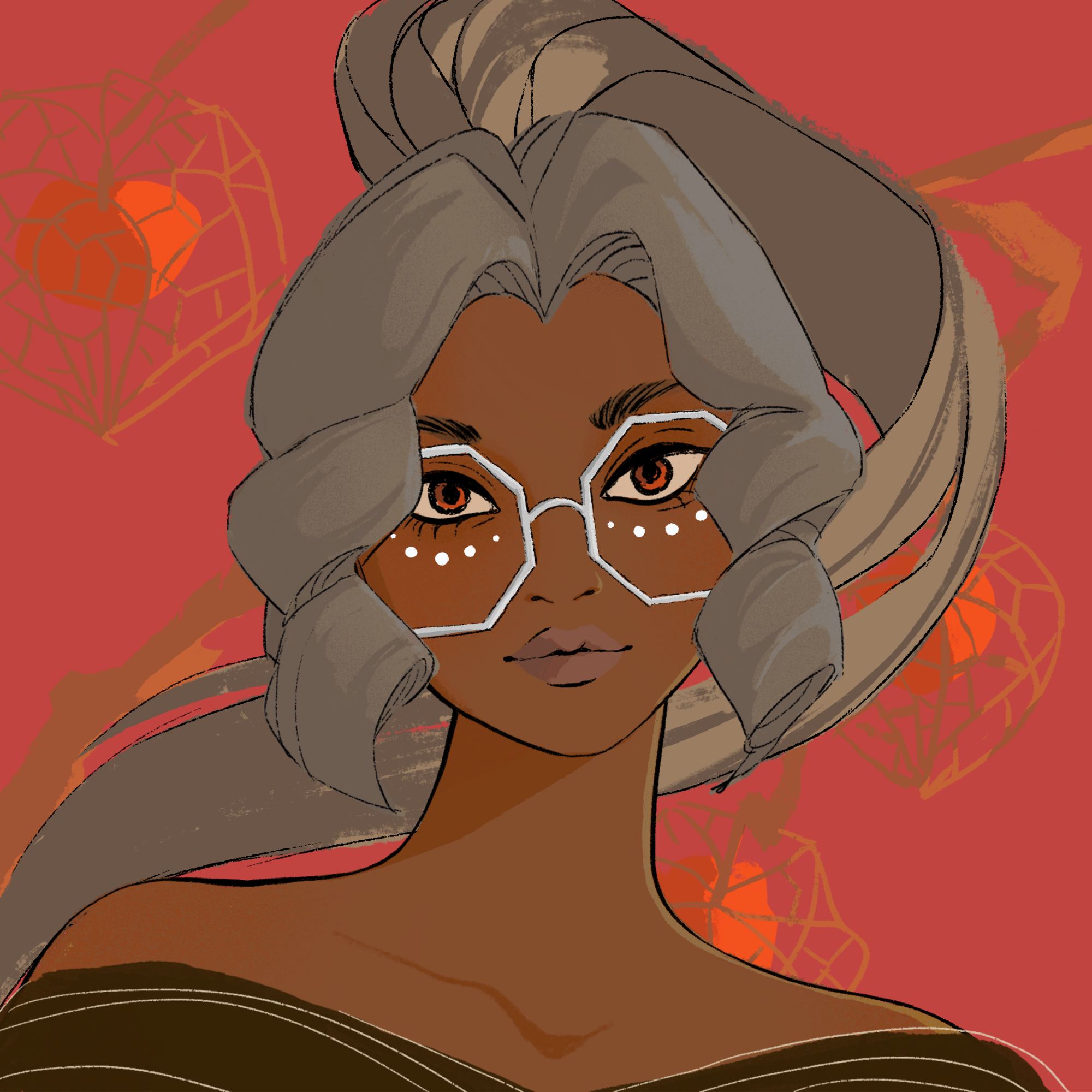 a portrait of Chia, the variegated wheelbarrow