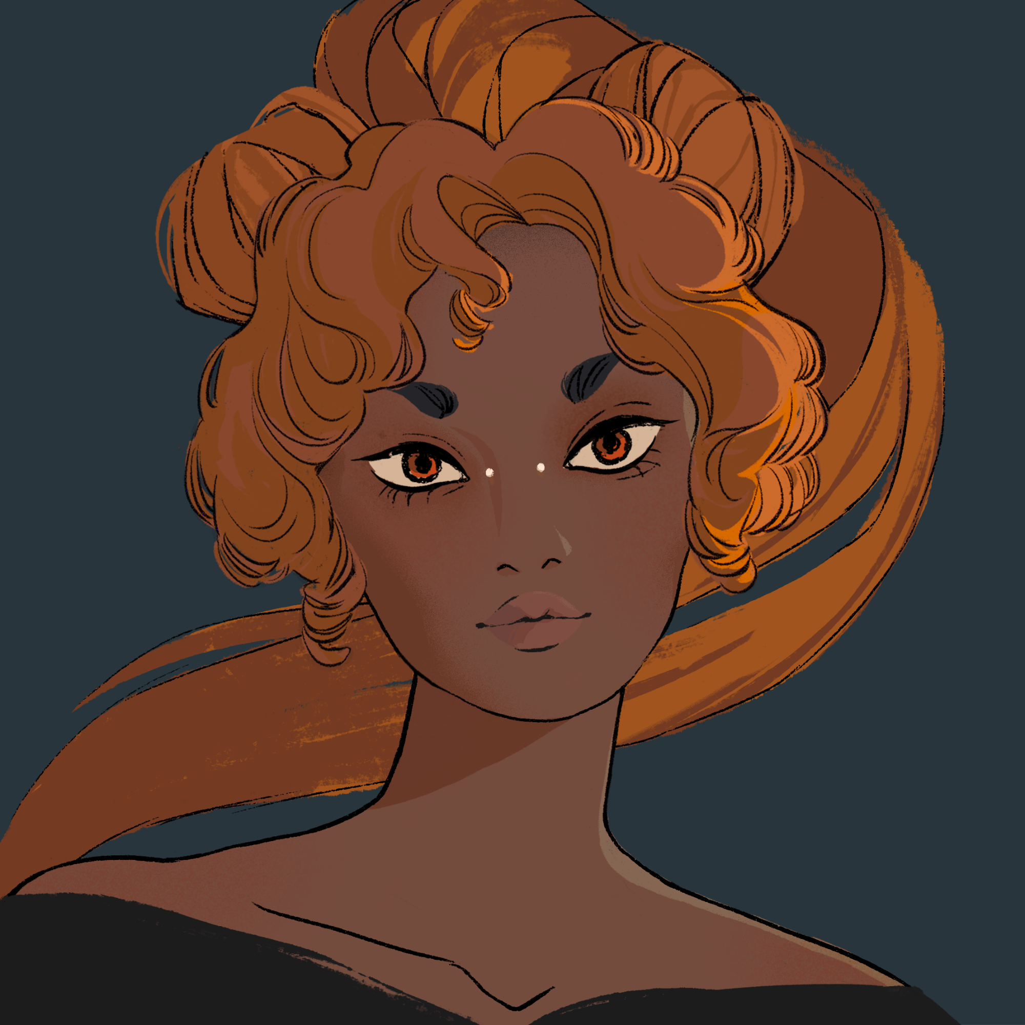 a portrait of Pollux, the insightful barometer