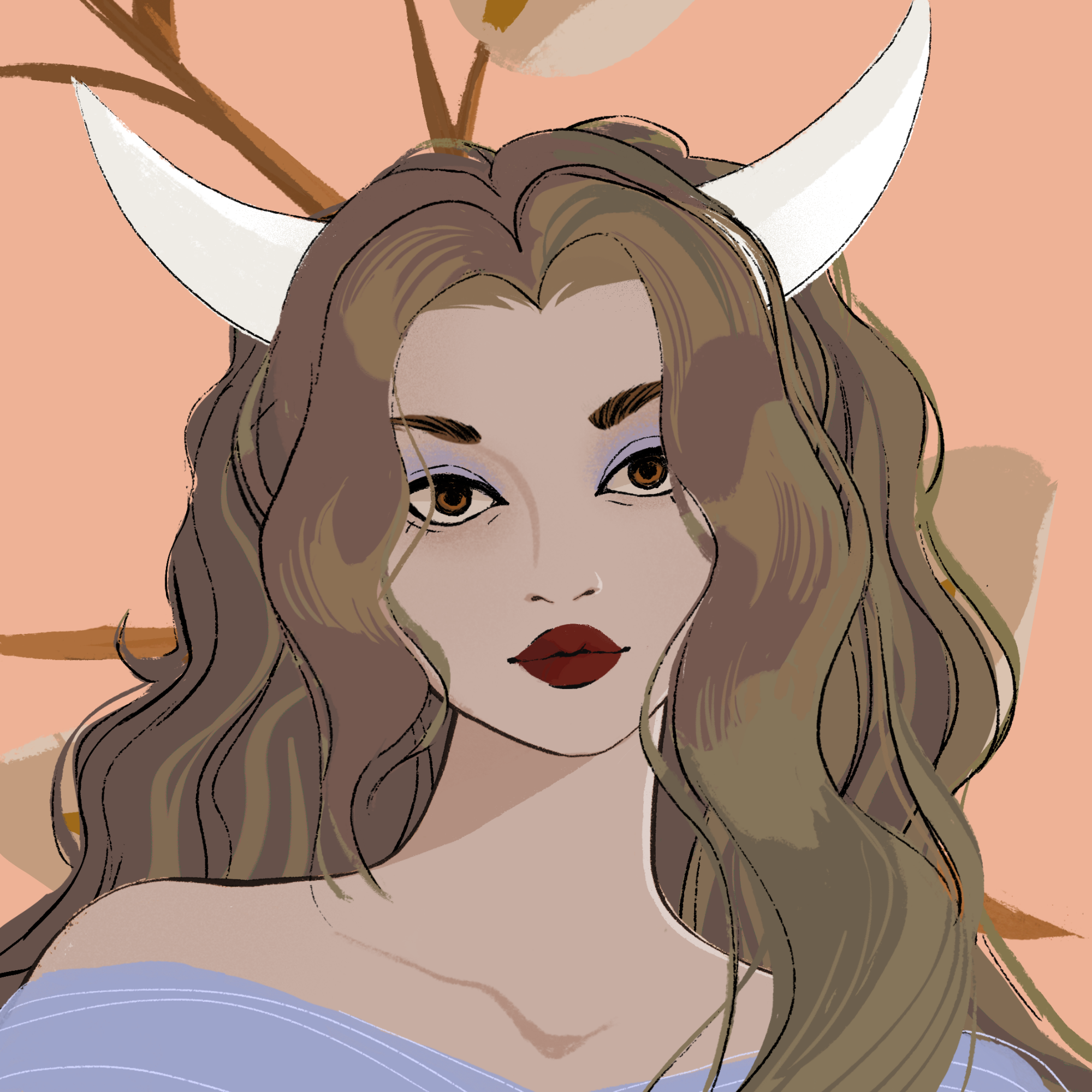 a portrait of Amanita, the psychedelic windmill